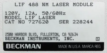 Beckman Coulter Lif 488 NM Laser Module with 30-Day Warranty