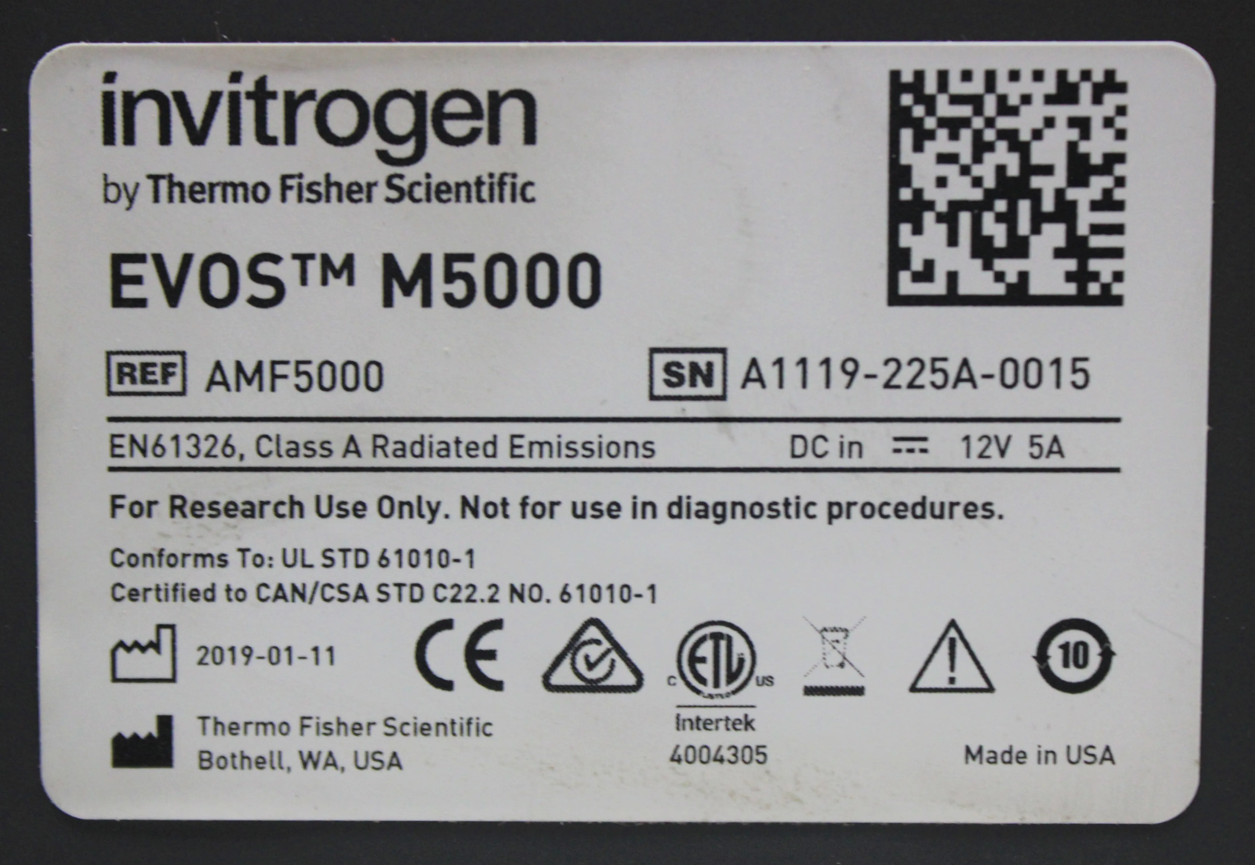 Invitrogen EVOS M5000 Imaging System - Fully Integrated Digital Microscope