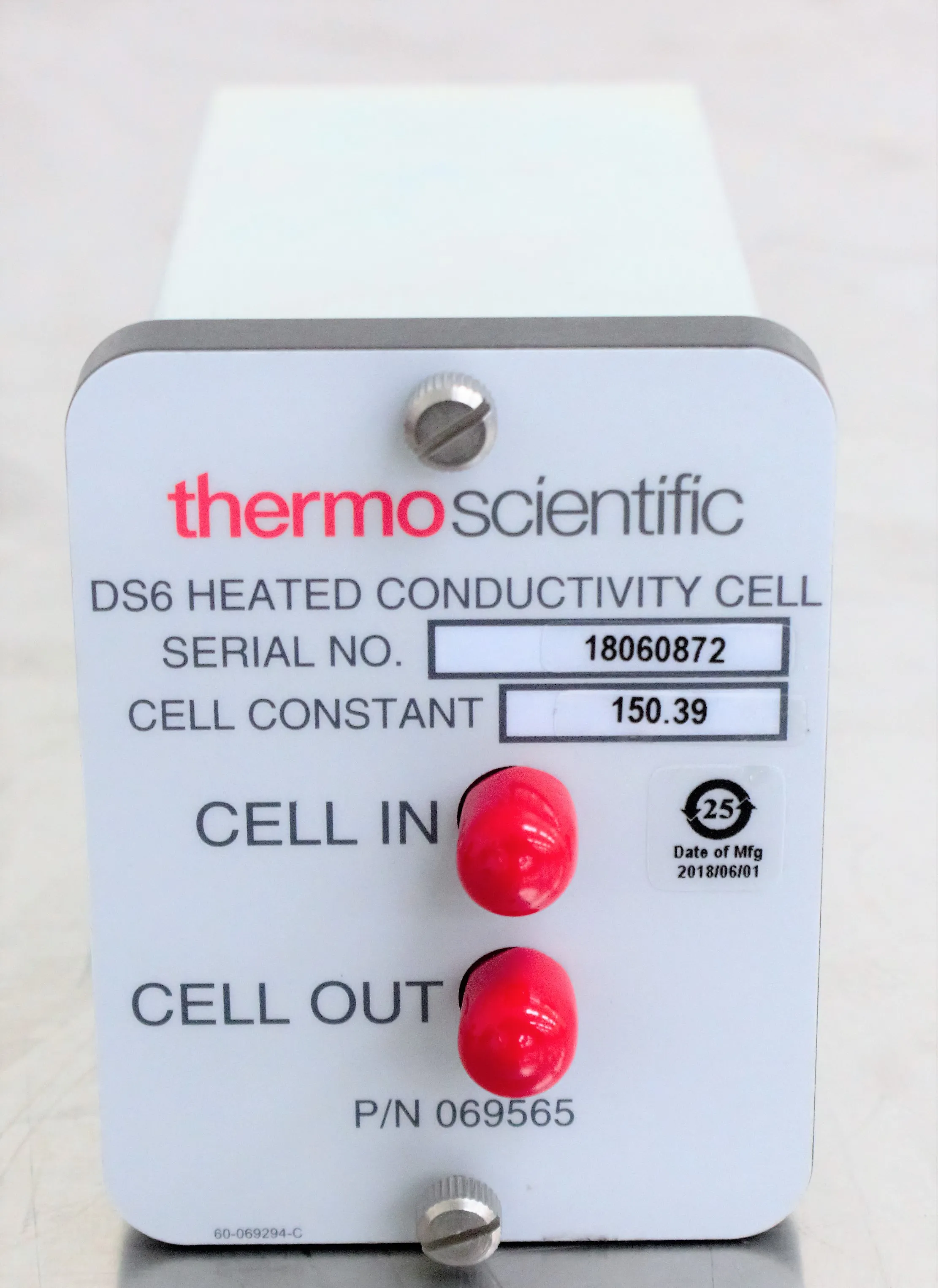 Thermo Scientific Flow-Through Conductivity Cell 069565