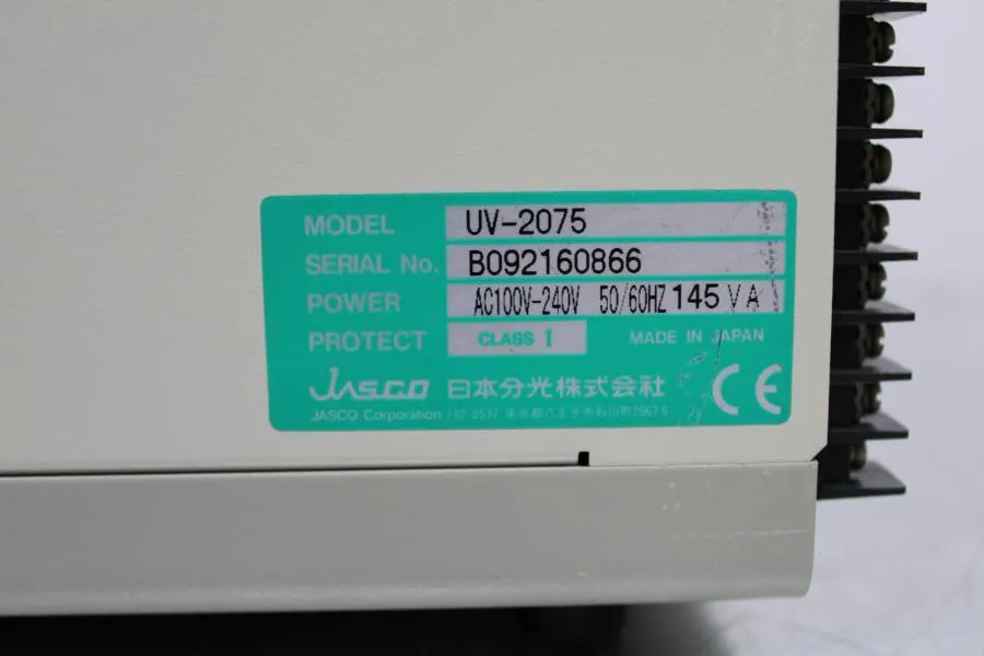 JASCO HPLC incl:DG-1580-53,LC-NET/ADC,UV-2075,LV-2080-03,PU-2080 x2,AS-2055i