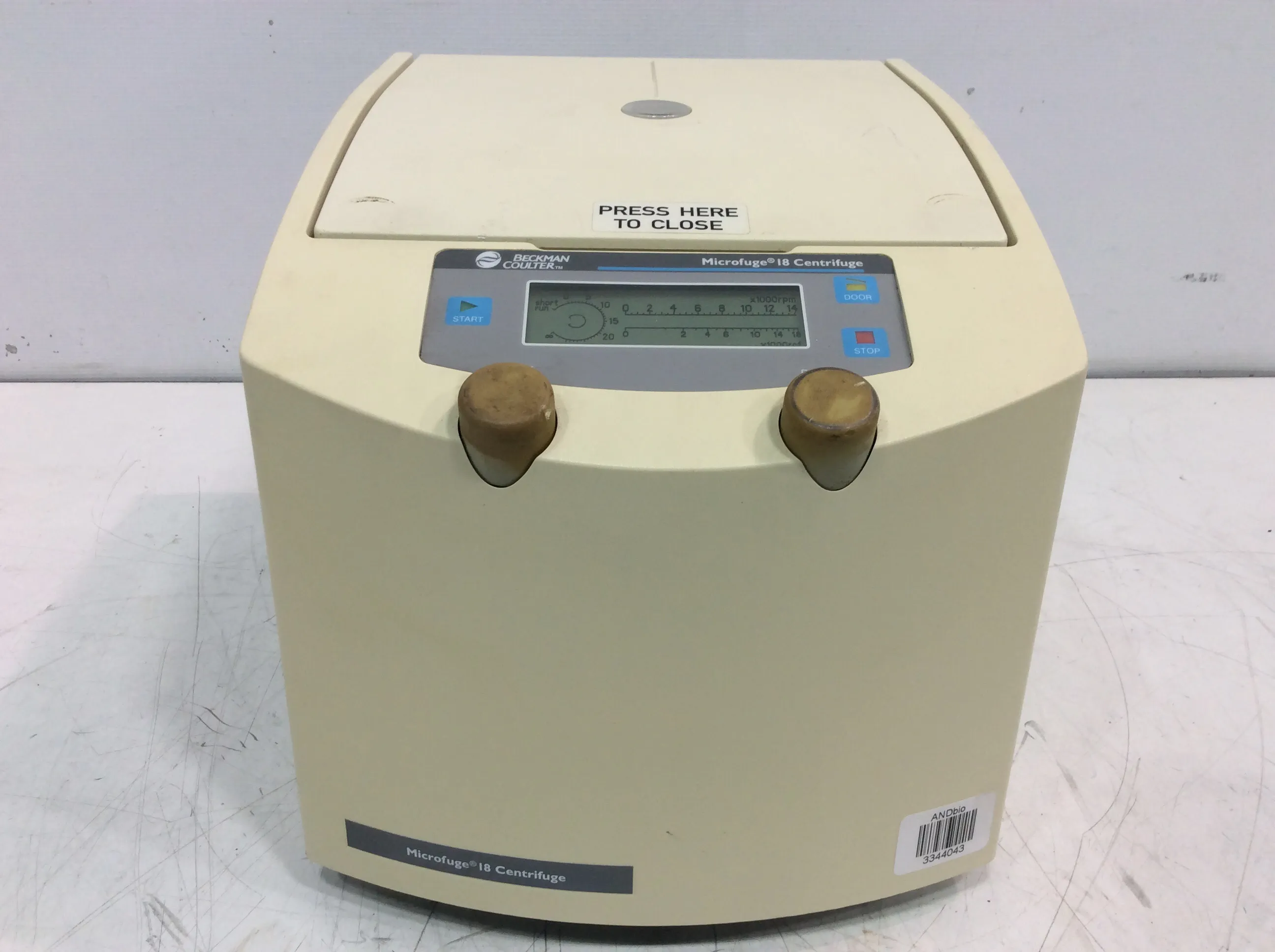 Beckman Coulter Microfuge 18 Centrifuge 367160