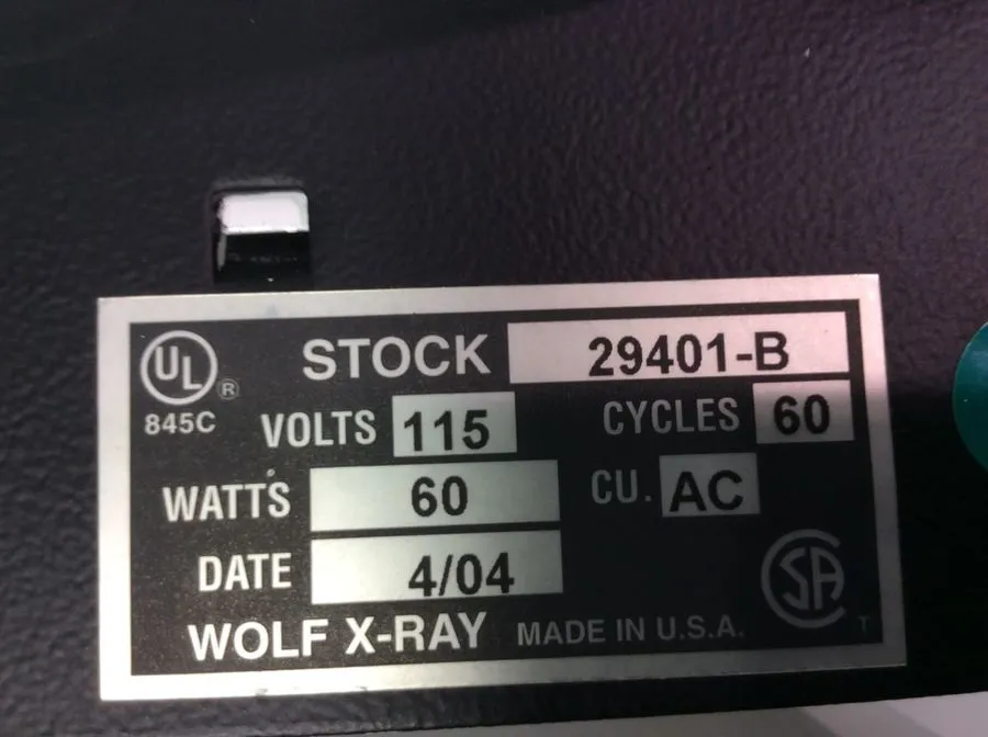 Wolf X-Ray 29401-B Light Box