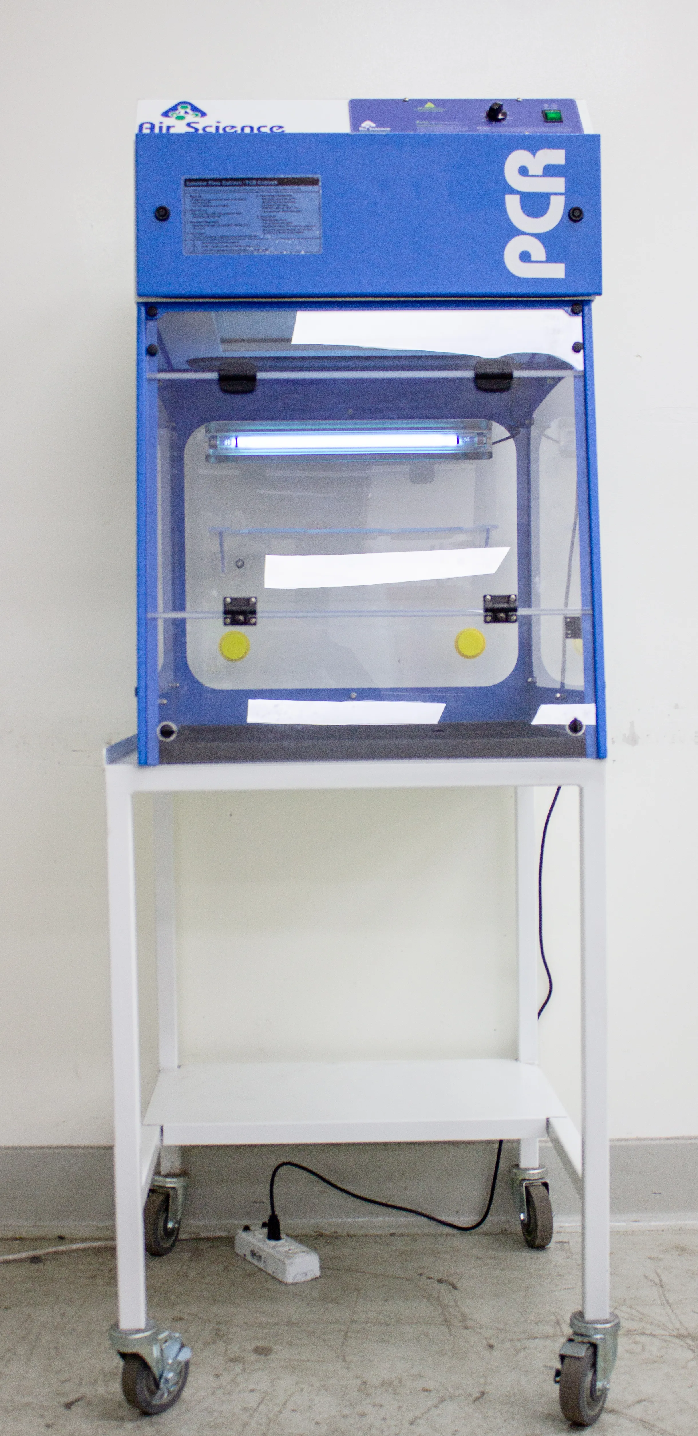 Air Science PurAir PCR-24 Laminar Flow Cabinet with Cart