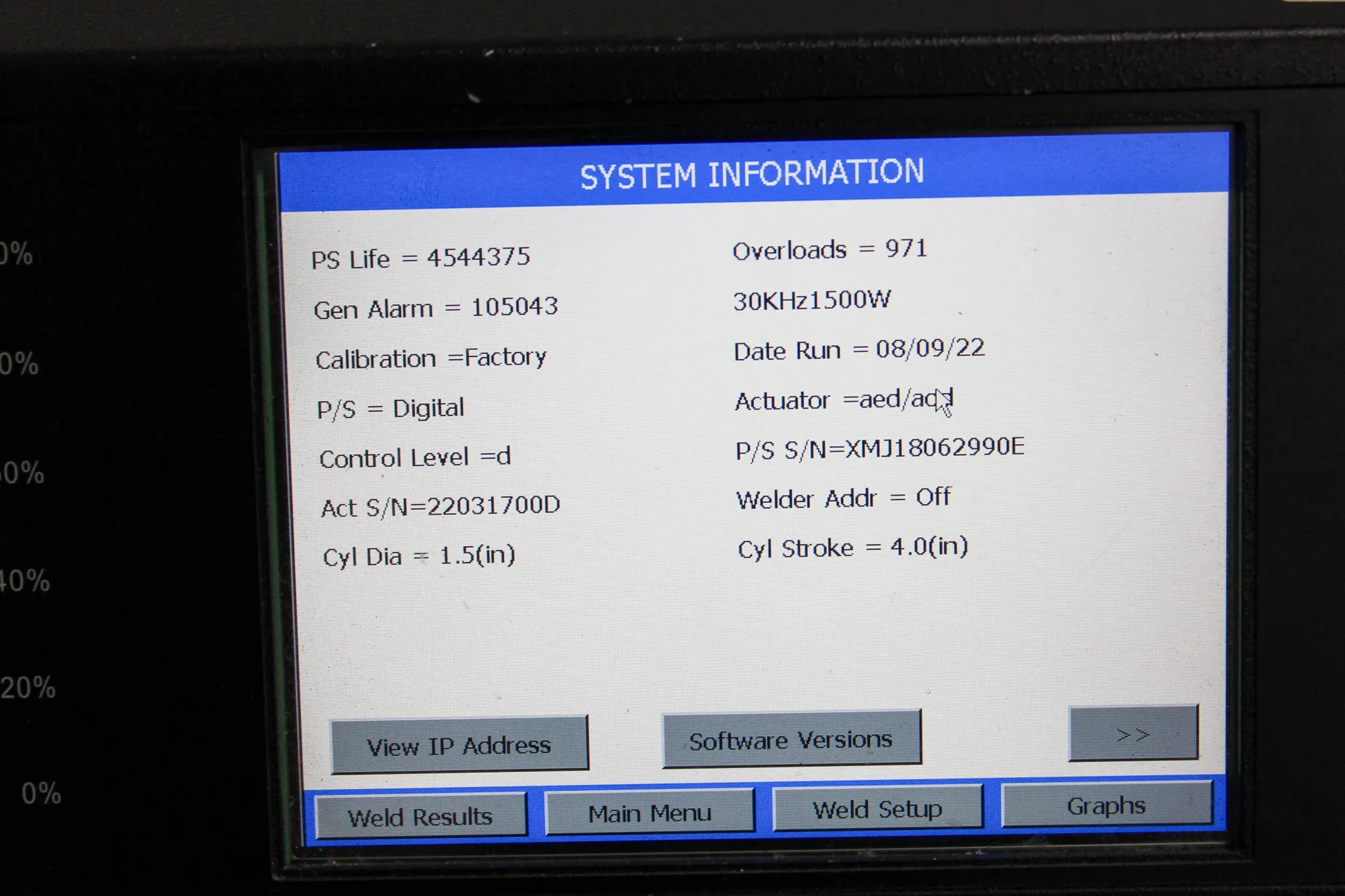 Branson 2000X Ultrasonic Welding System AED w/ 2000 XDT