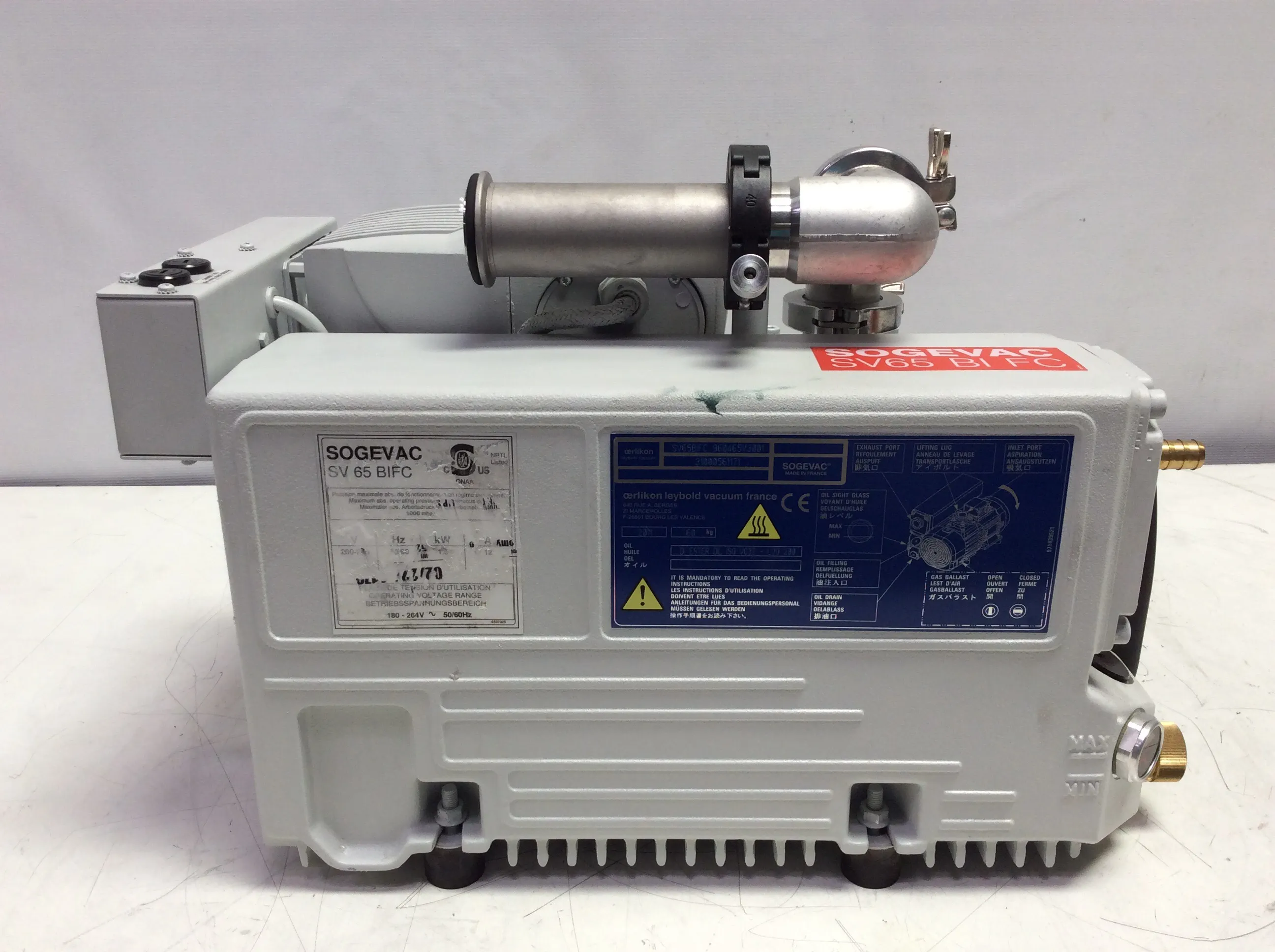 Sogevac SV65 BI FC Vacuum Pump - Used