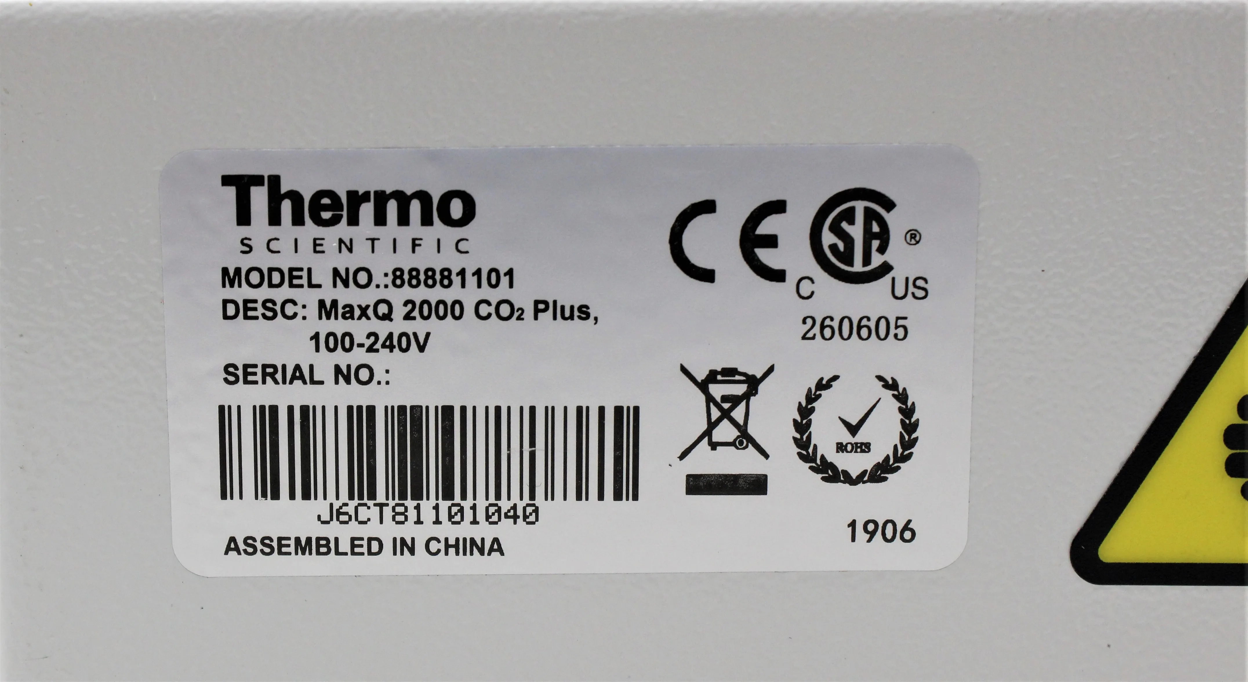 Thermo Scientific MaxQ 2000 CO2 Resistant Shaker