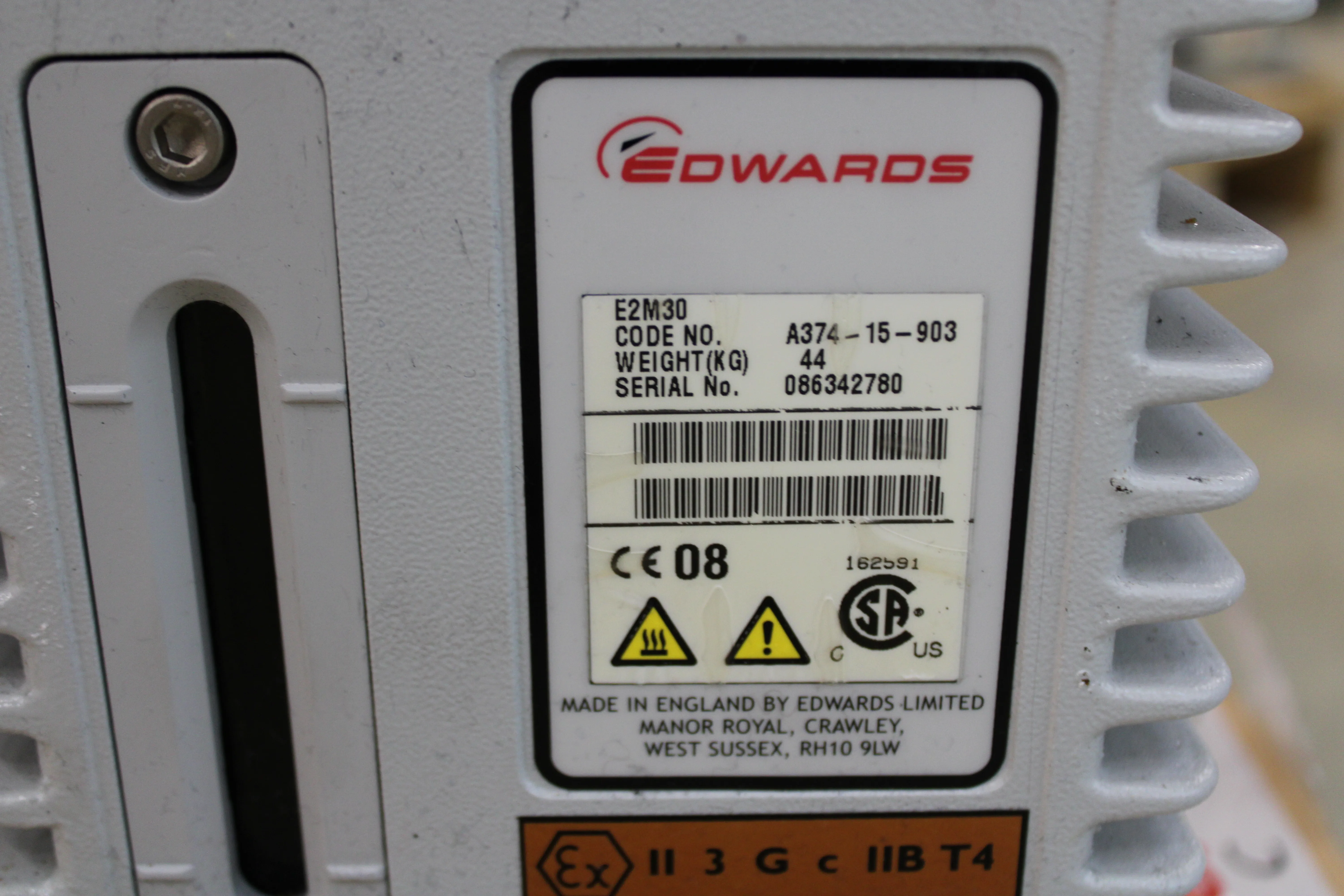 Edwards E2M30 Rotary Vane Vacuum Pump