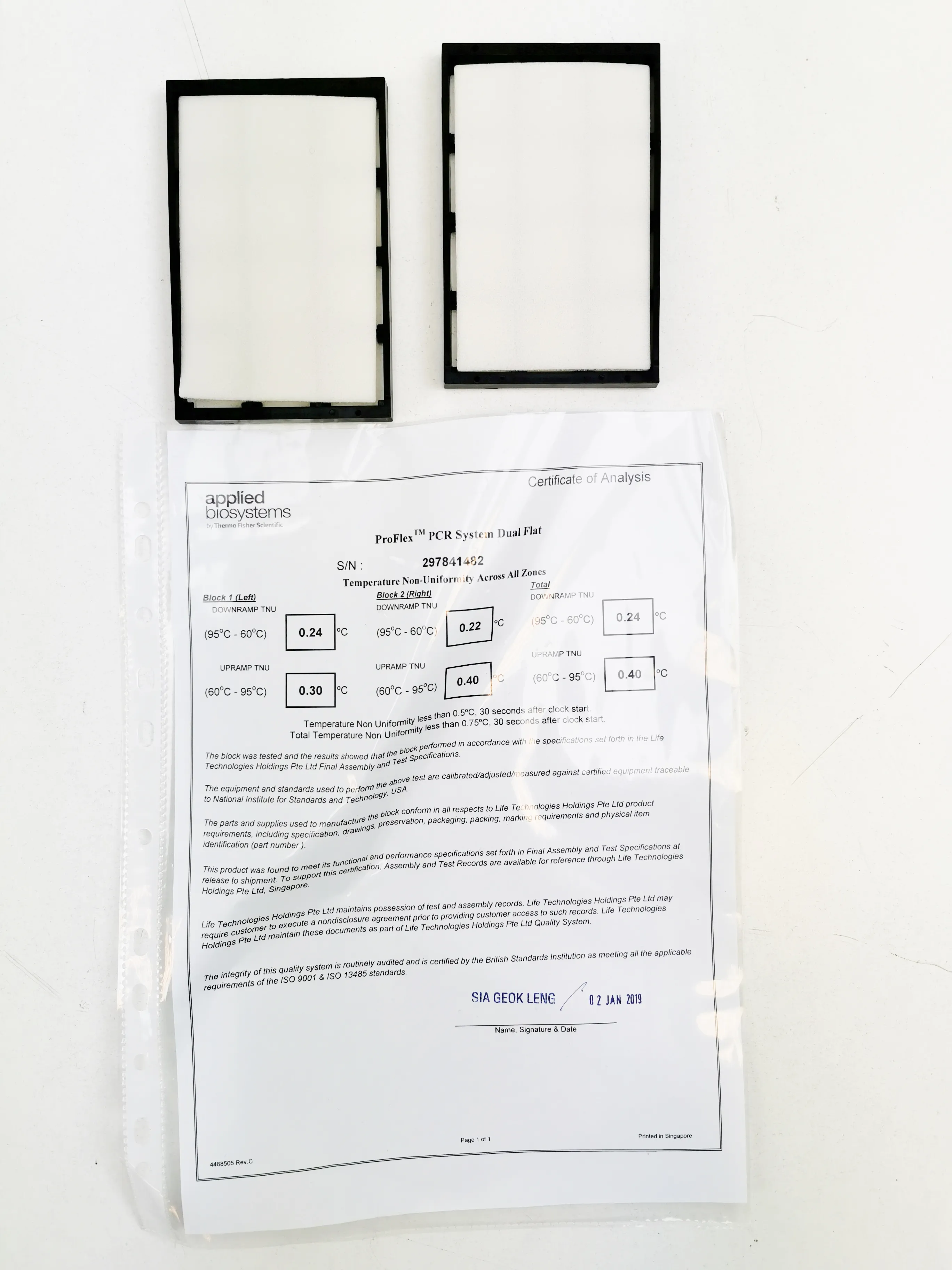 Applied Biosystems ProFlex Dual Flat Sample Block for ProFlex PCR System 297841482