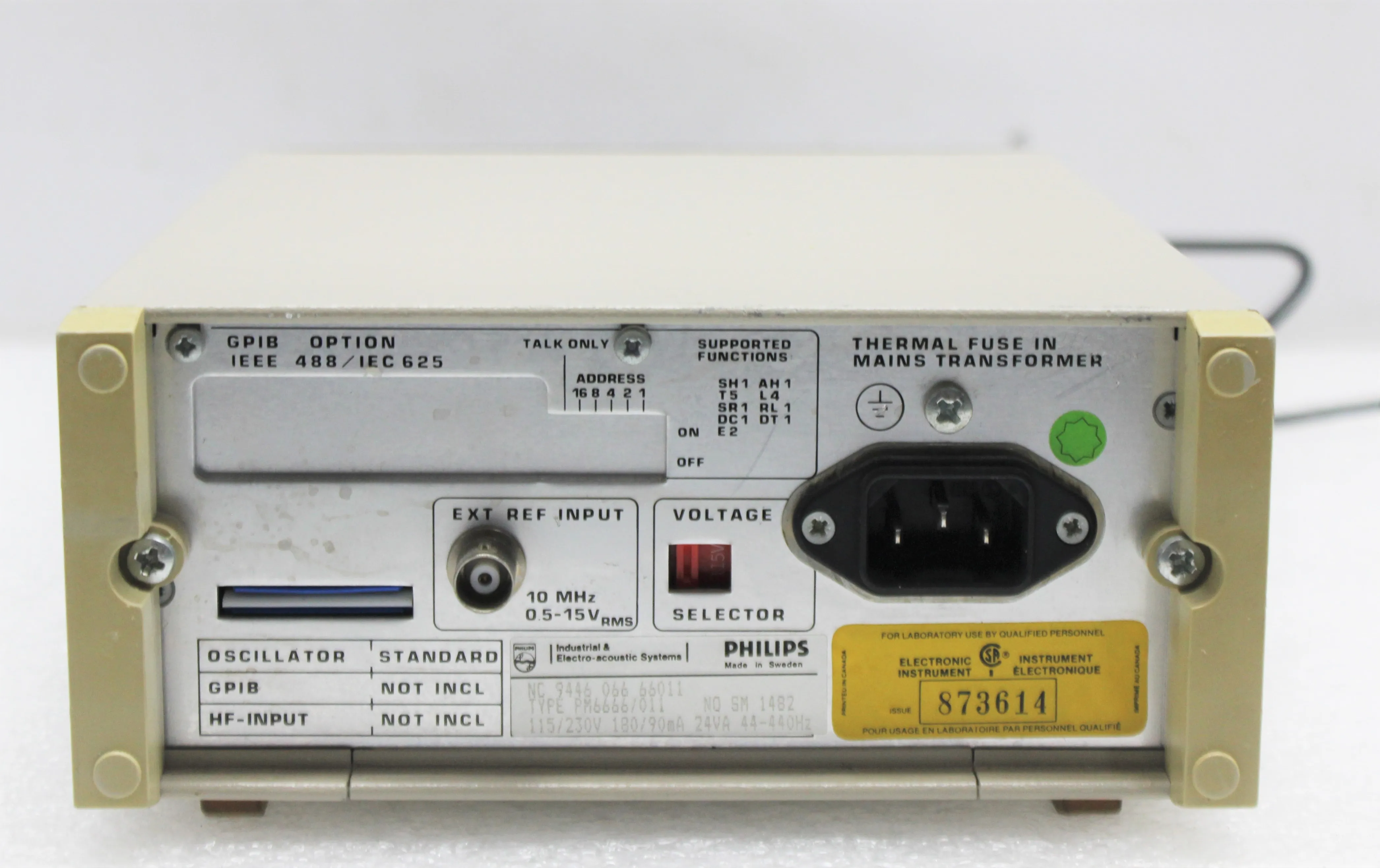 Used Philips PM6666/011 Programmable Counter/Timer 120 MHz 1.3 GHz 30-Day Warranty