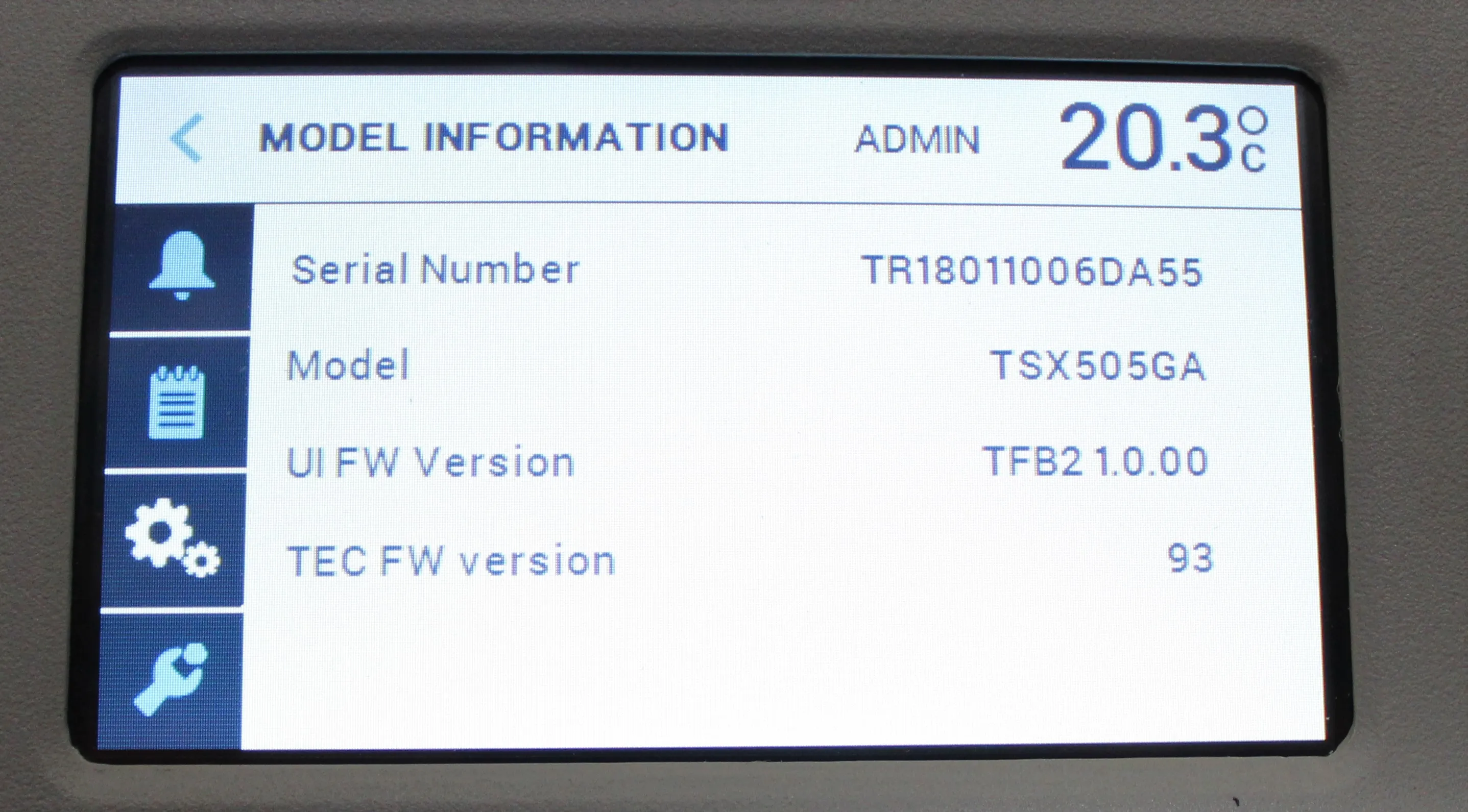 Thermo Scientific TSX505GA Undercounter Refrigerator Glass Door High-Performance Class 1 Used Lab Equipment