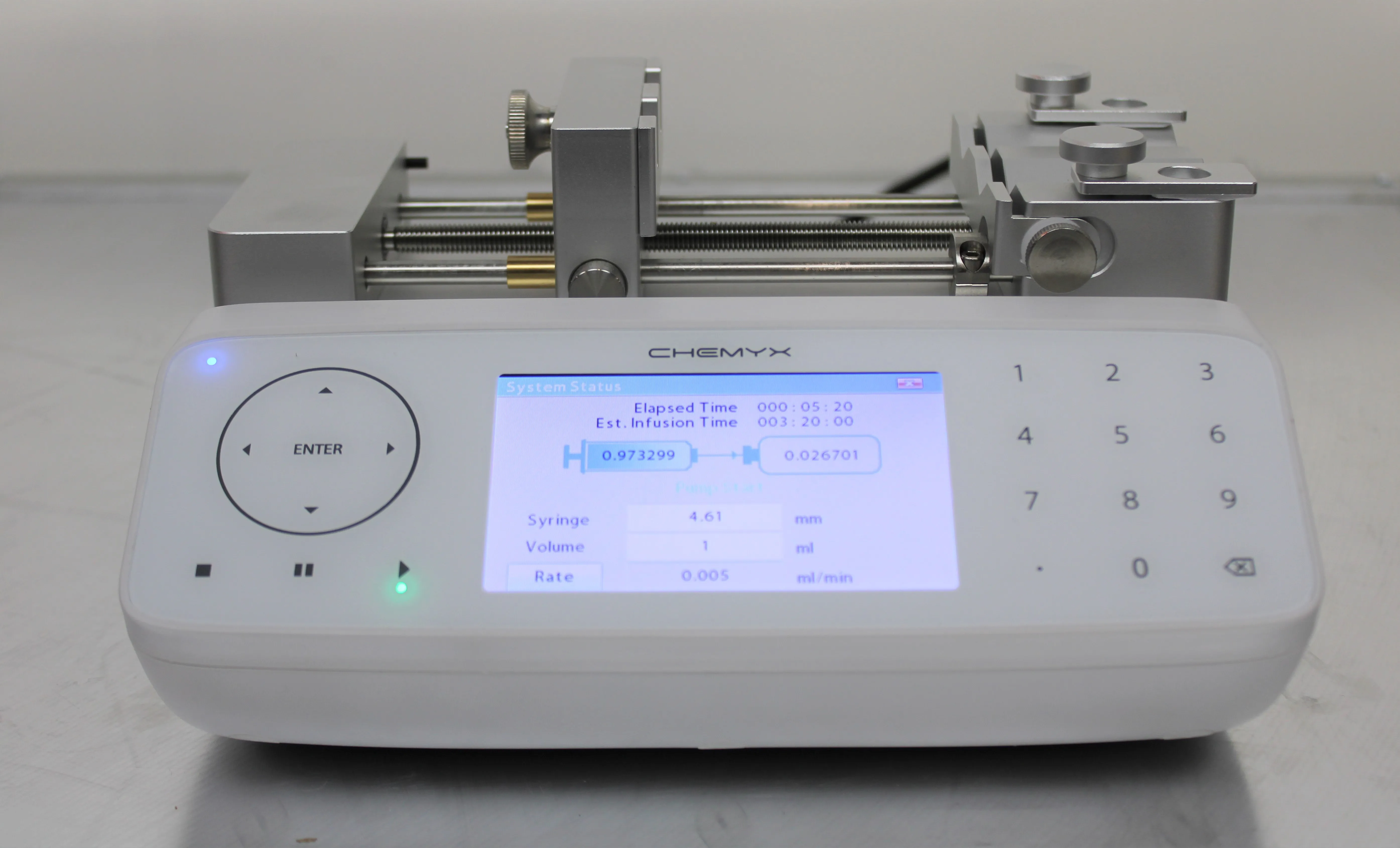 Chemyx Syringe Pump F200X Dual-Channel Infusion and Withdrawal Modular Syringe Pump