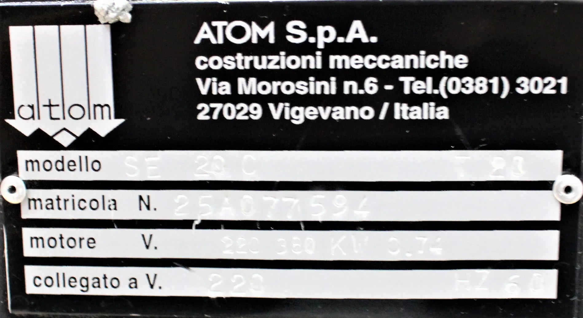 Atom SE 20 Swing Arm Clicker Press