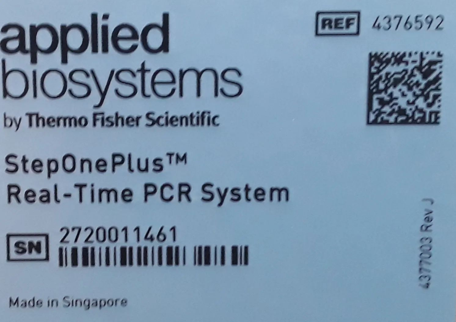 Applied Biosystems 4376592 Real-Time PCR System