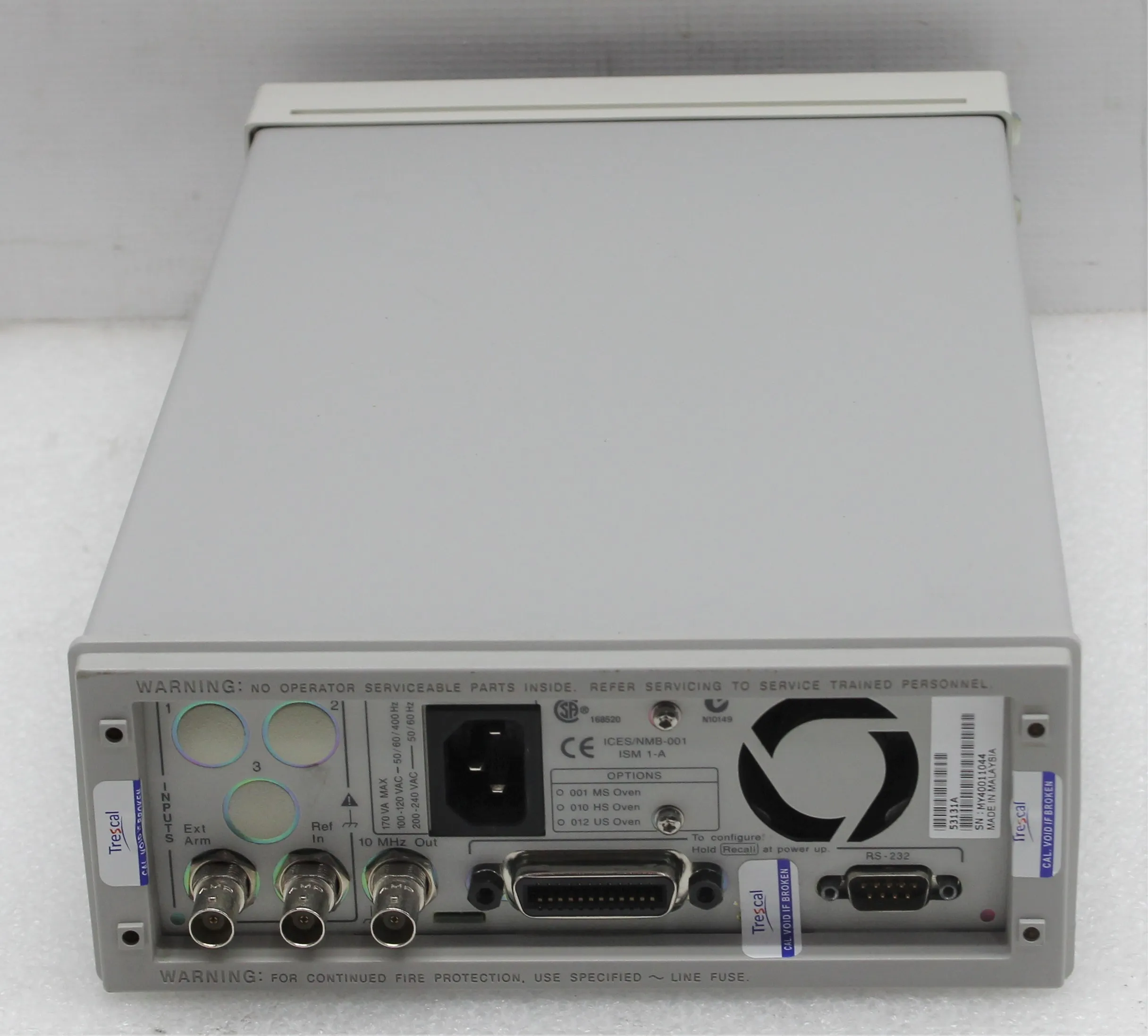 Agilent 53131A 225 MHz, 2-Channel Universal Frequency Counter with 30-Day Warranty