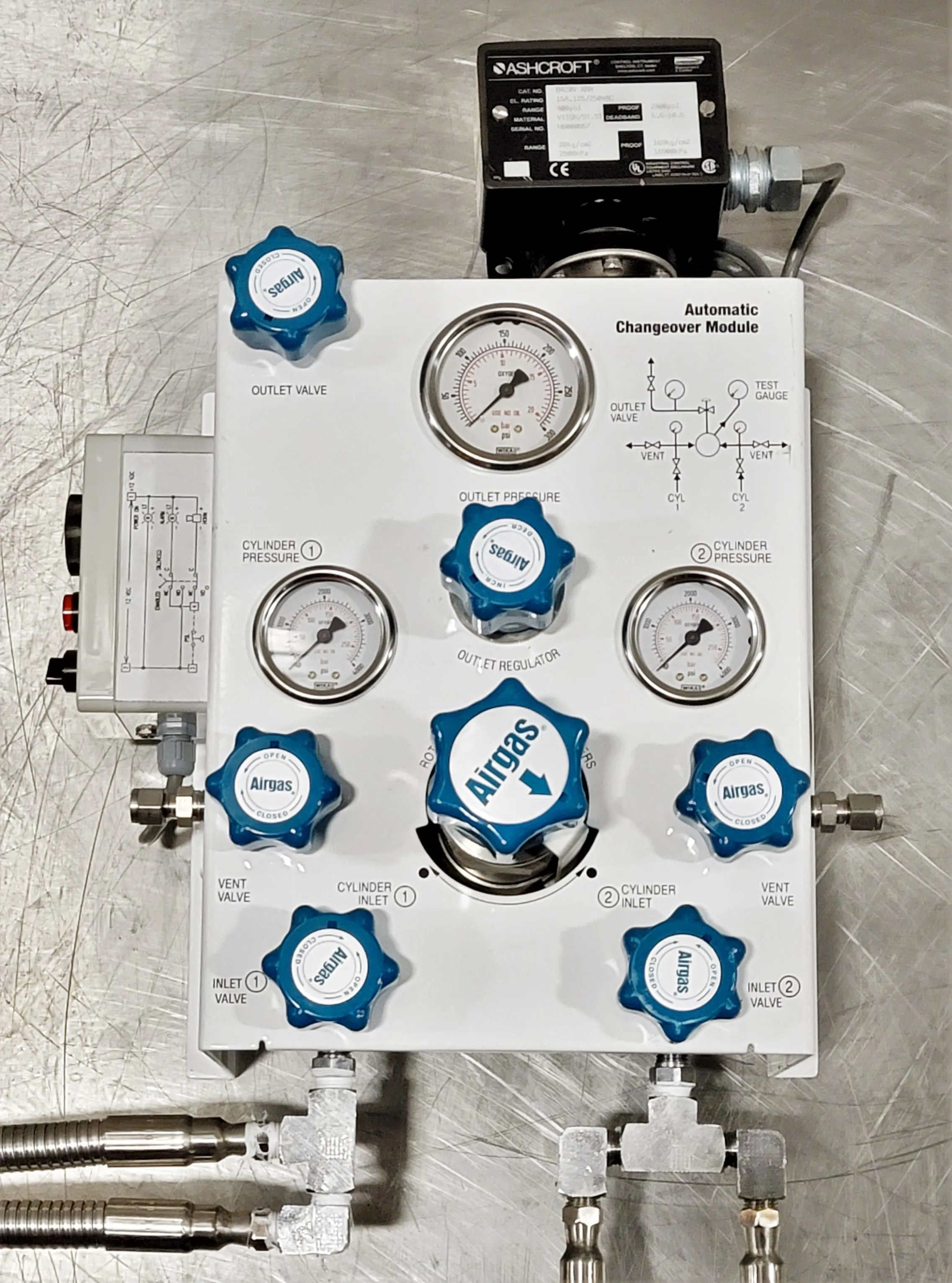 Airgas Automatic Changeover Module Y13-CP445DR