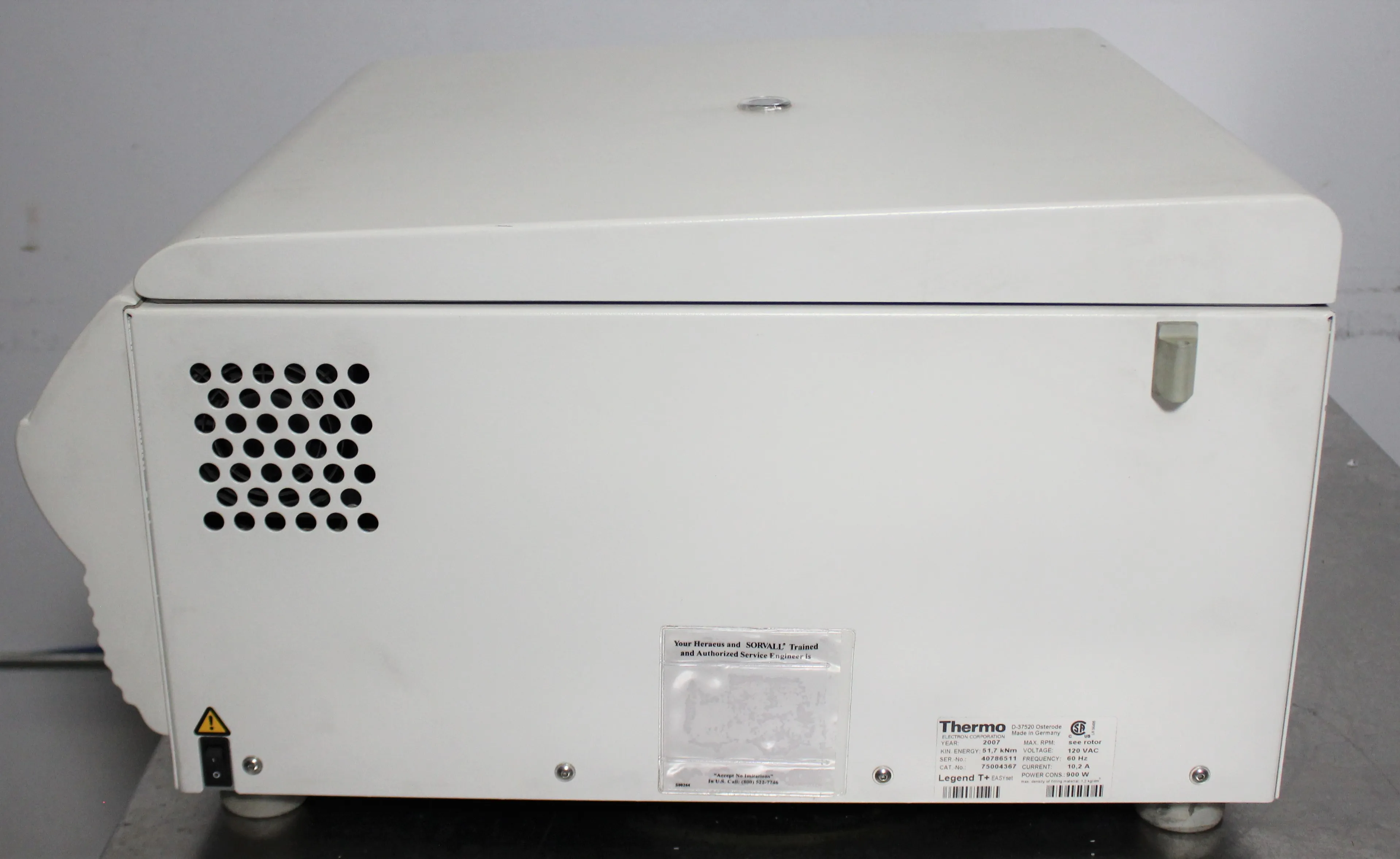 Thermo Sorvall Legend T+ Benchtop Centrifuge