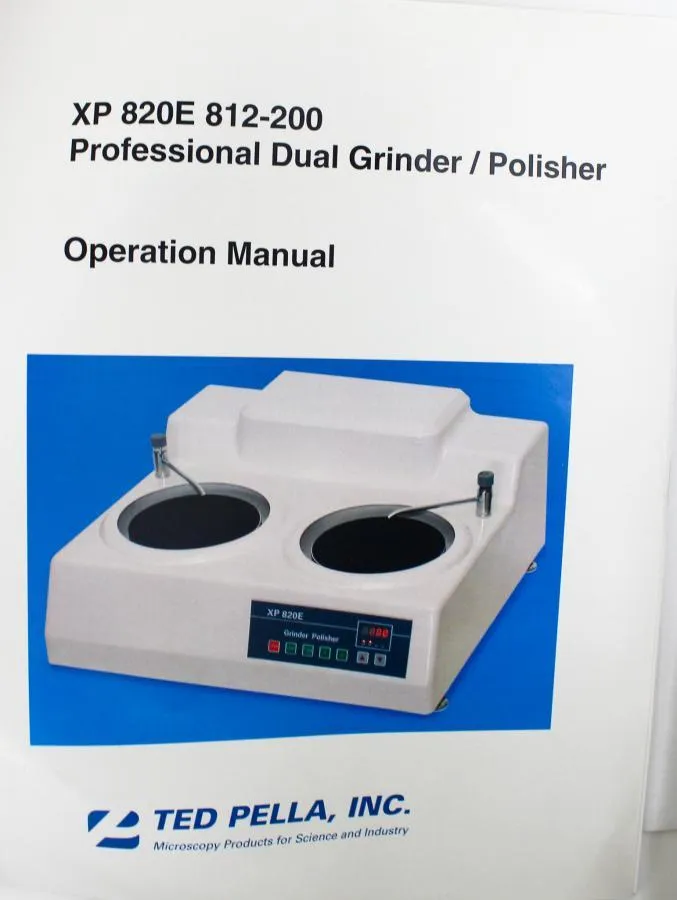 TED PELLA Dual Grinder Polisher MoPao 260E / 812-200