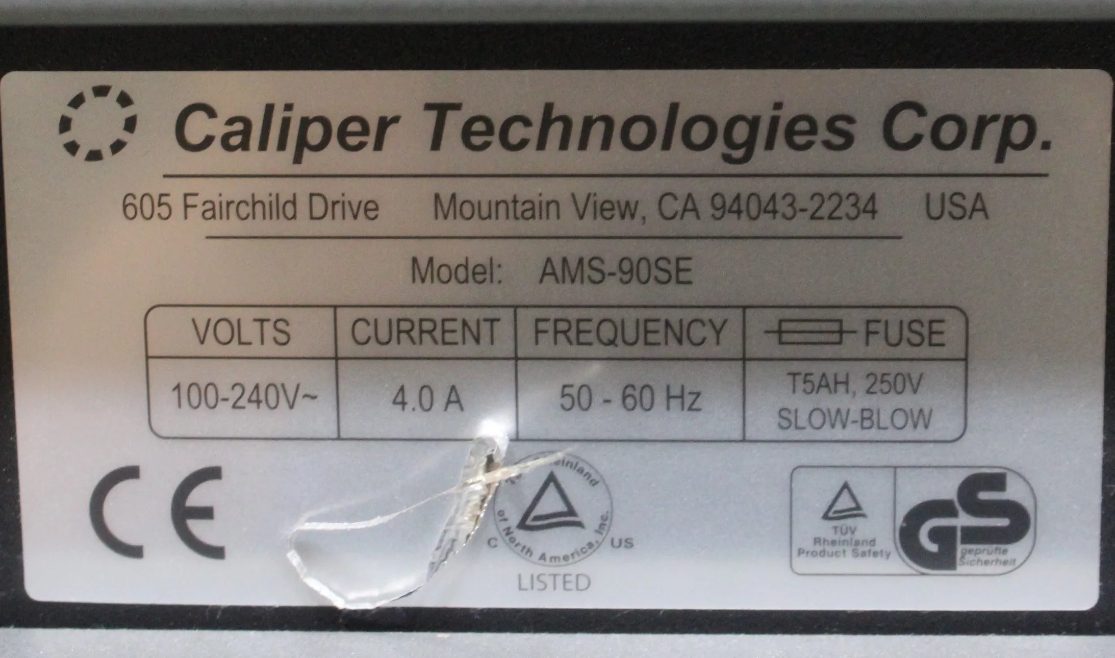 Caliper Life Sciences AMS 90SE DNA Fragment Analysis Automator