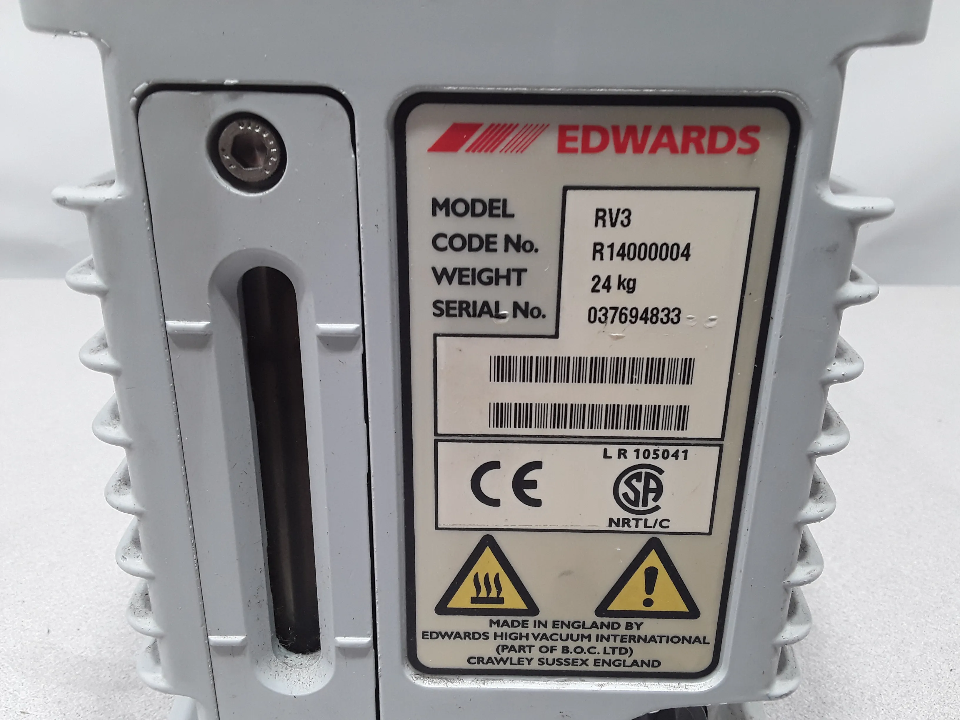 Edwards RV3 Vacuum Pump