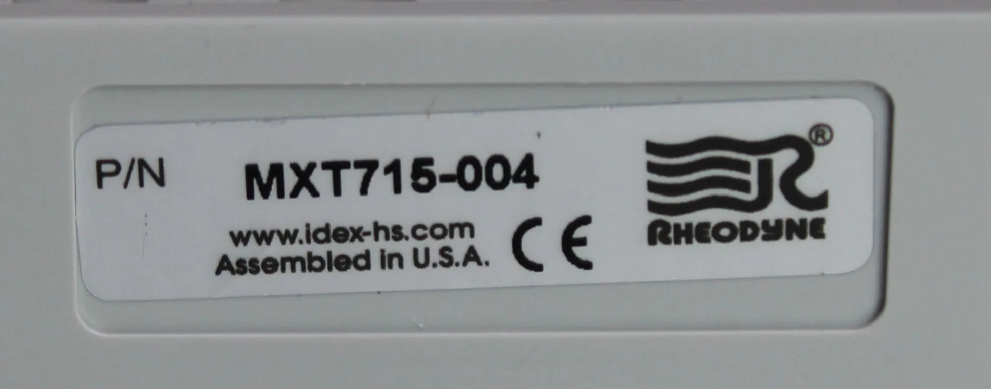 Rheodyne MXT715-004 MX Series II Switching Valve