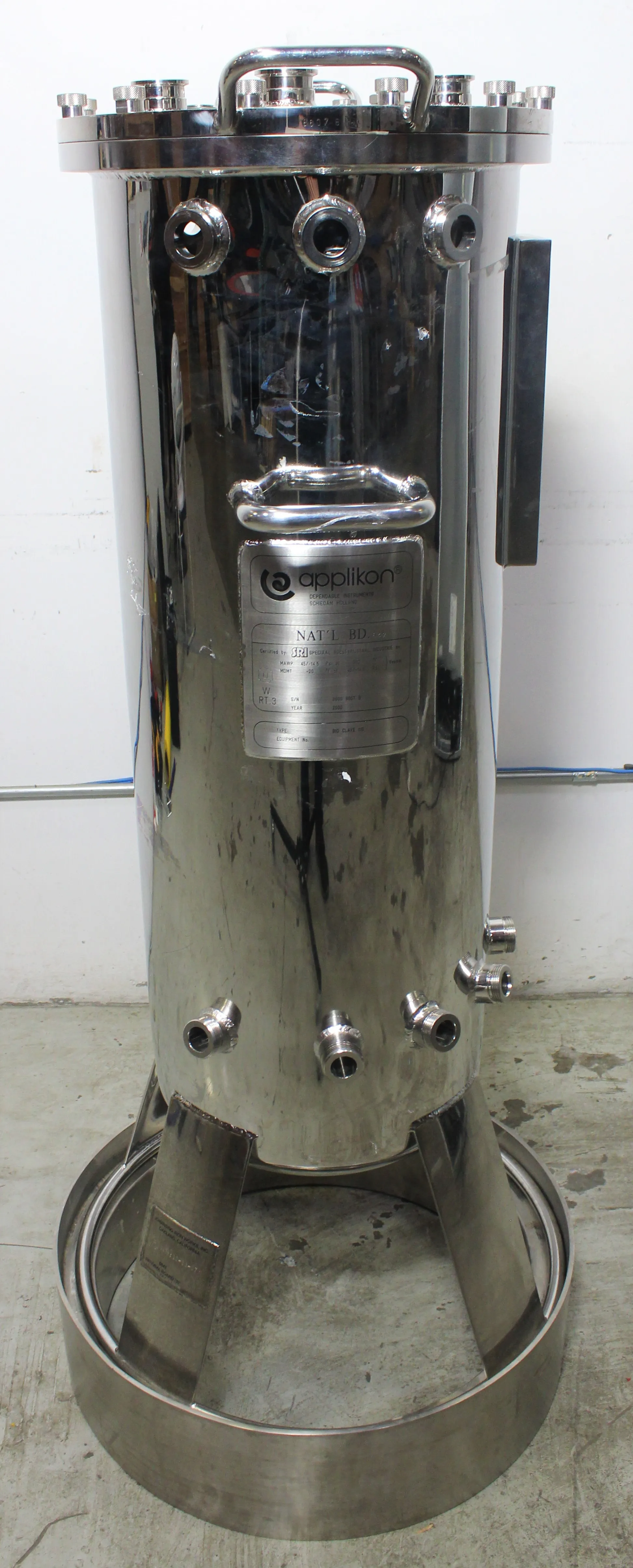 Applikon Bio Clave 110L Stainless Steel Bioreactor for Cell and Microbial Culture