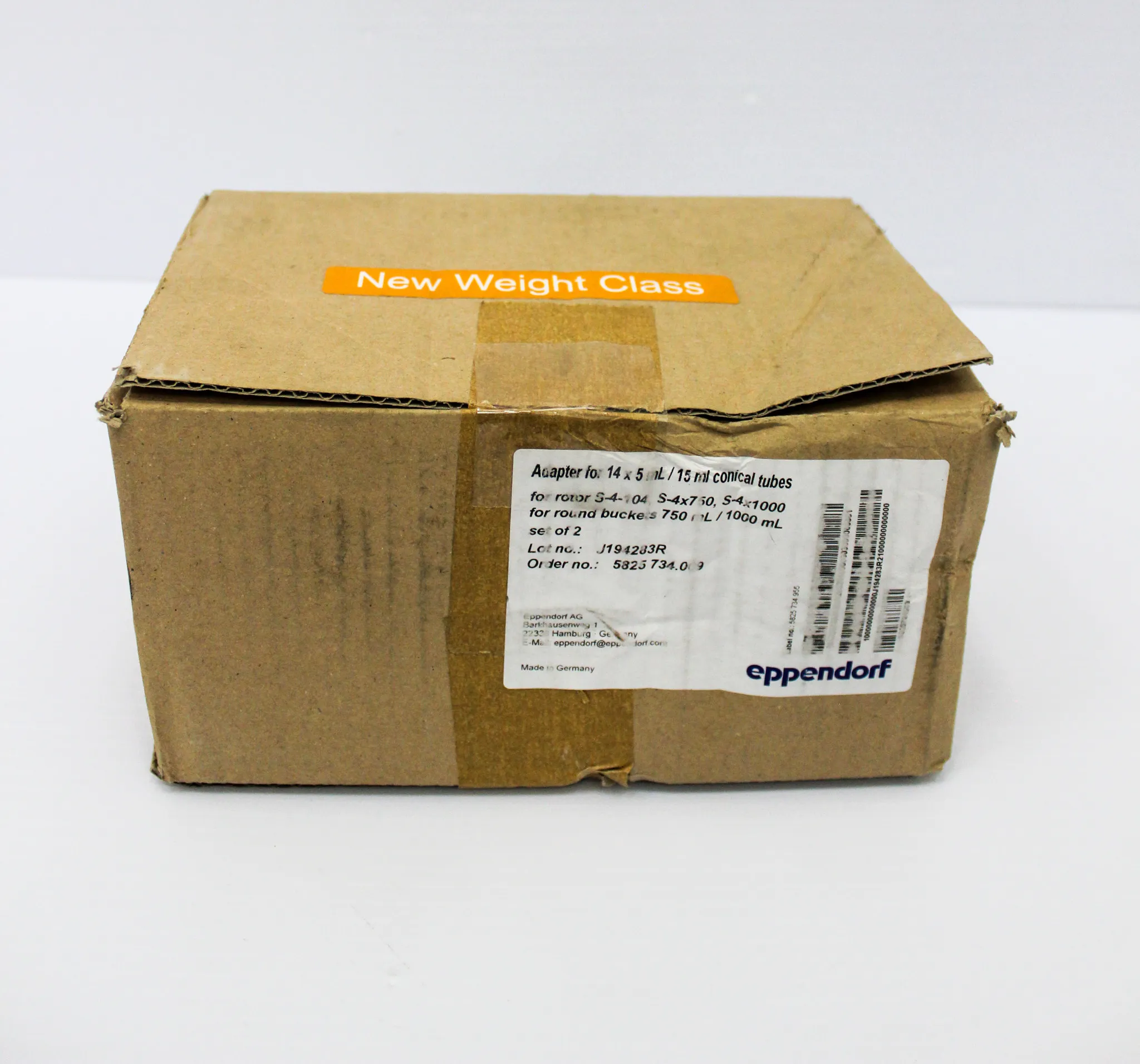 Eppendorf Adapter for 14 X 5 ml. / 15ml. Conical Tubes - Lot: J194283R ...