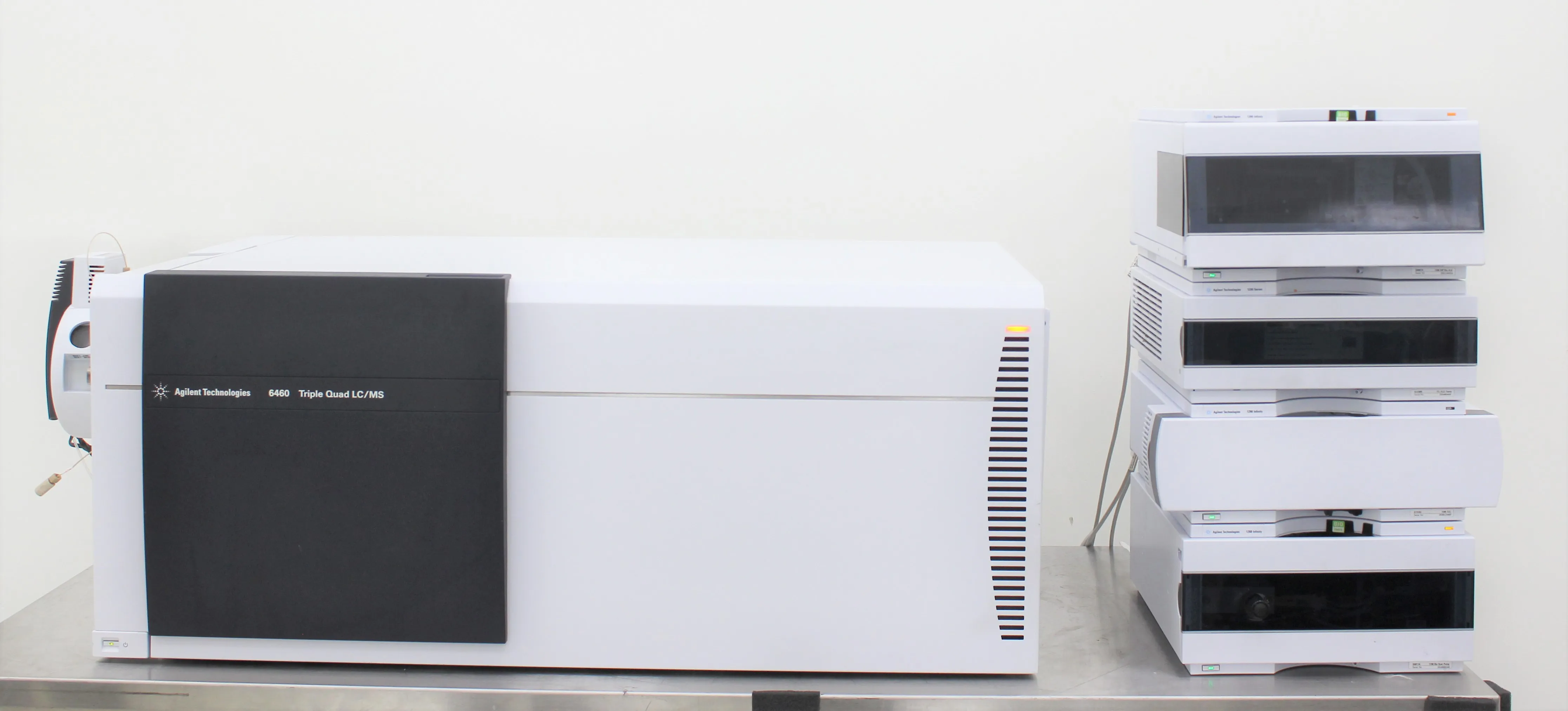 Used Agilent 6460 Triple Quad LC/MS & 1200 Series Mass Spectrometer with Edwards E2M28 Rotary Vane Vacuum Pump