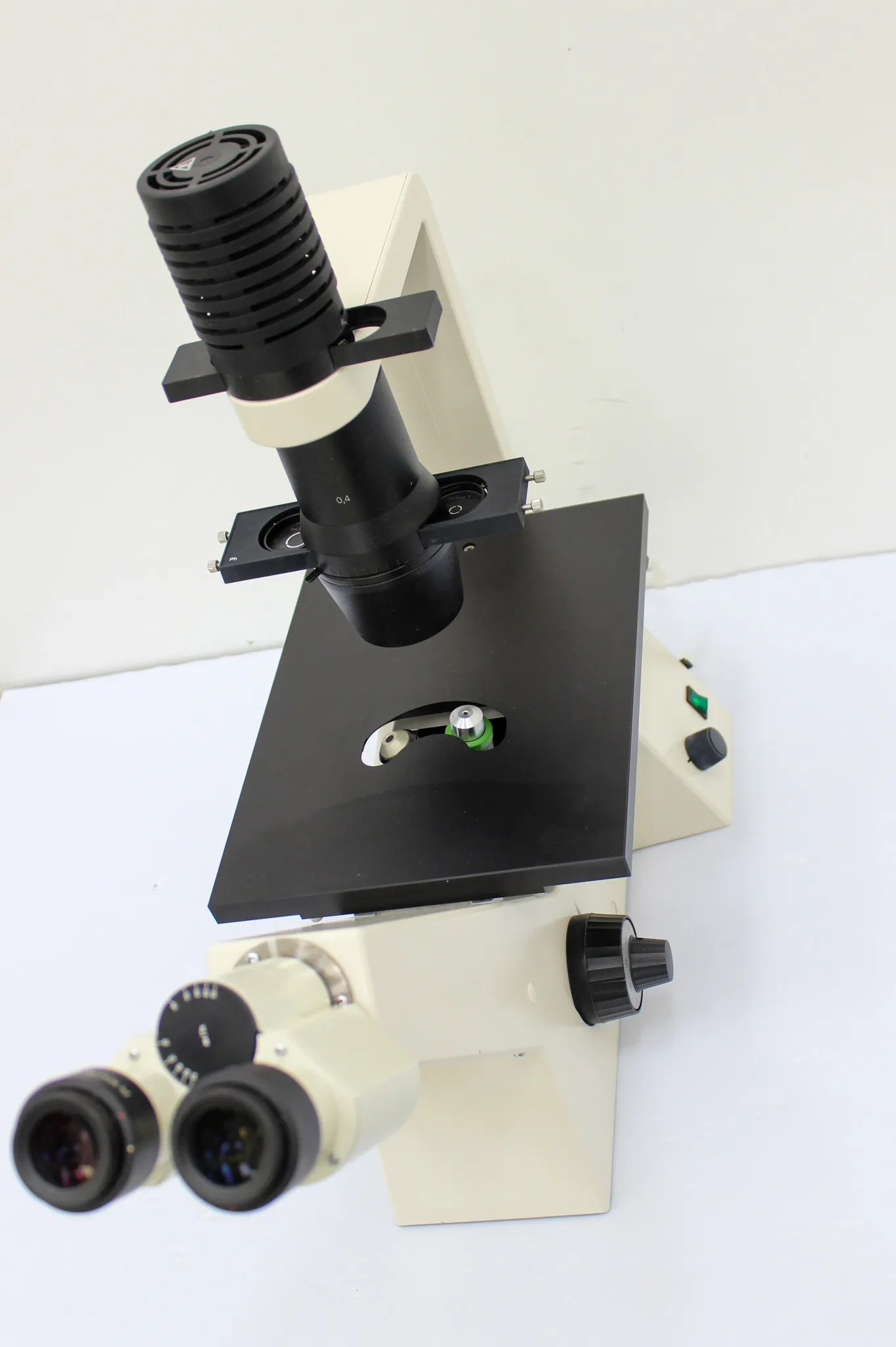 Carl Zeiss Axiovert 25 Inverted Phase Contrast Microscope