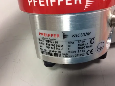 Pfeiffer Vacuum HiPace 80 with TC 110 Controller