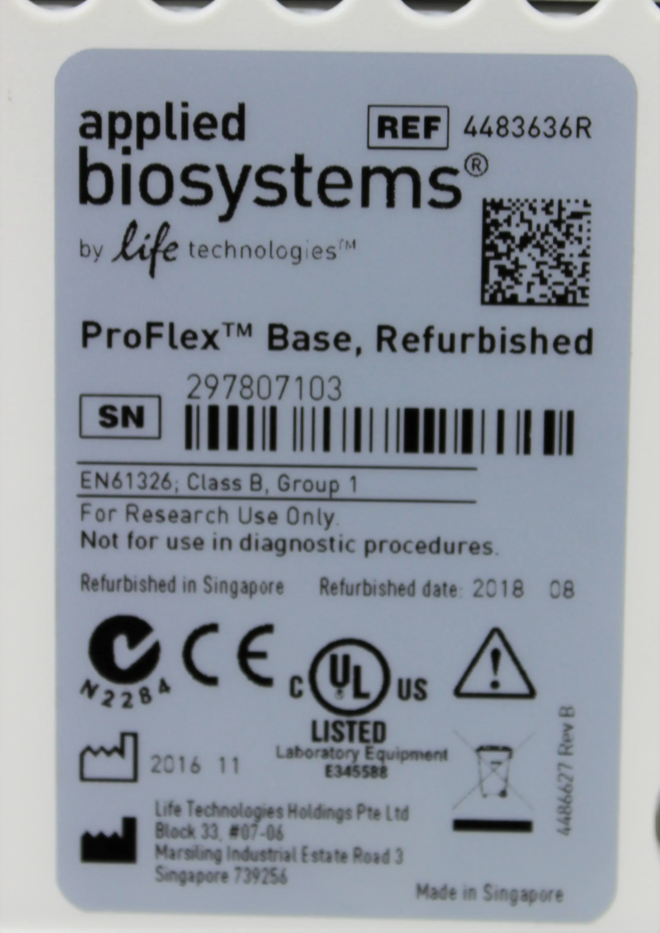 Applied Biosystems ProFlex 2 x 384-well PCR System 4483636