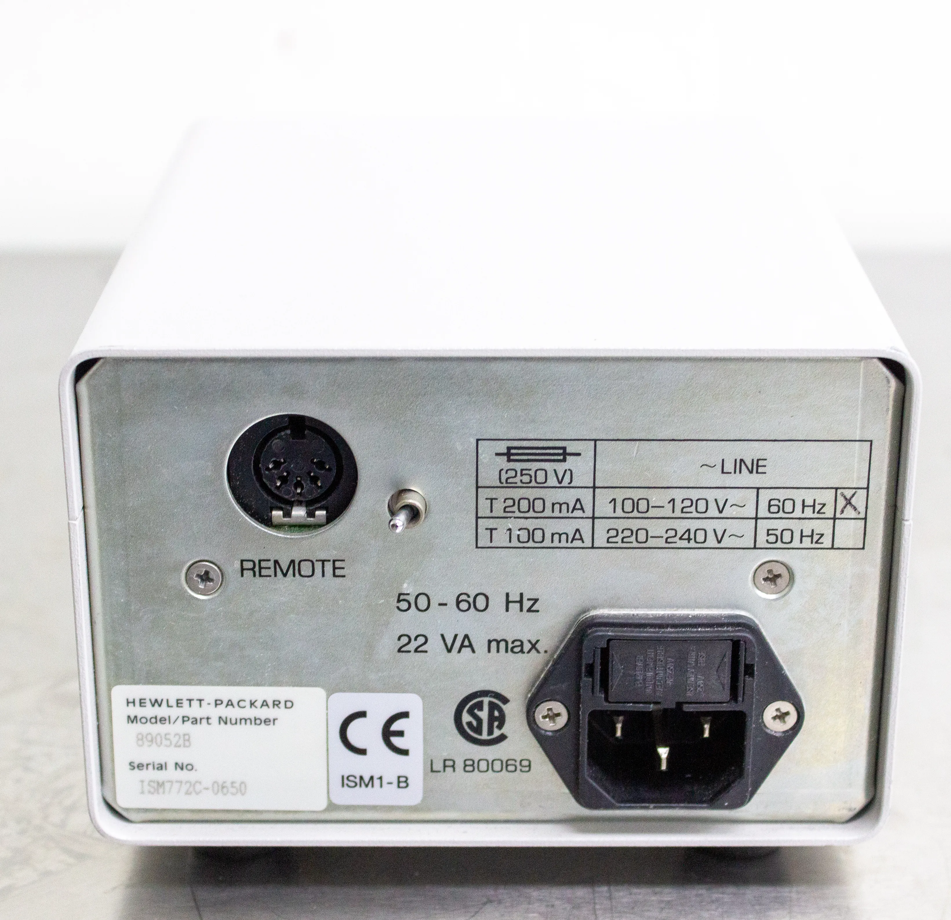 Hewlett Packard 89052B Peristaltic Pump