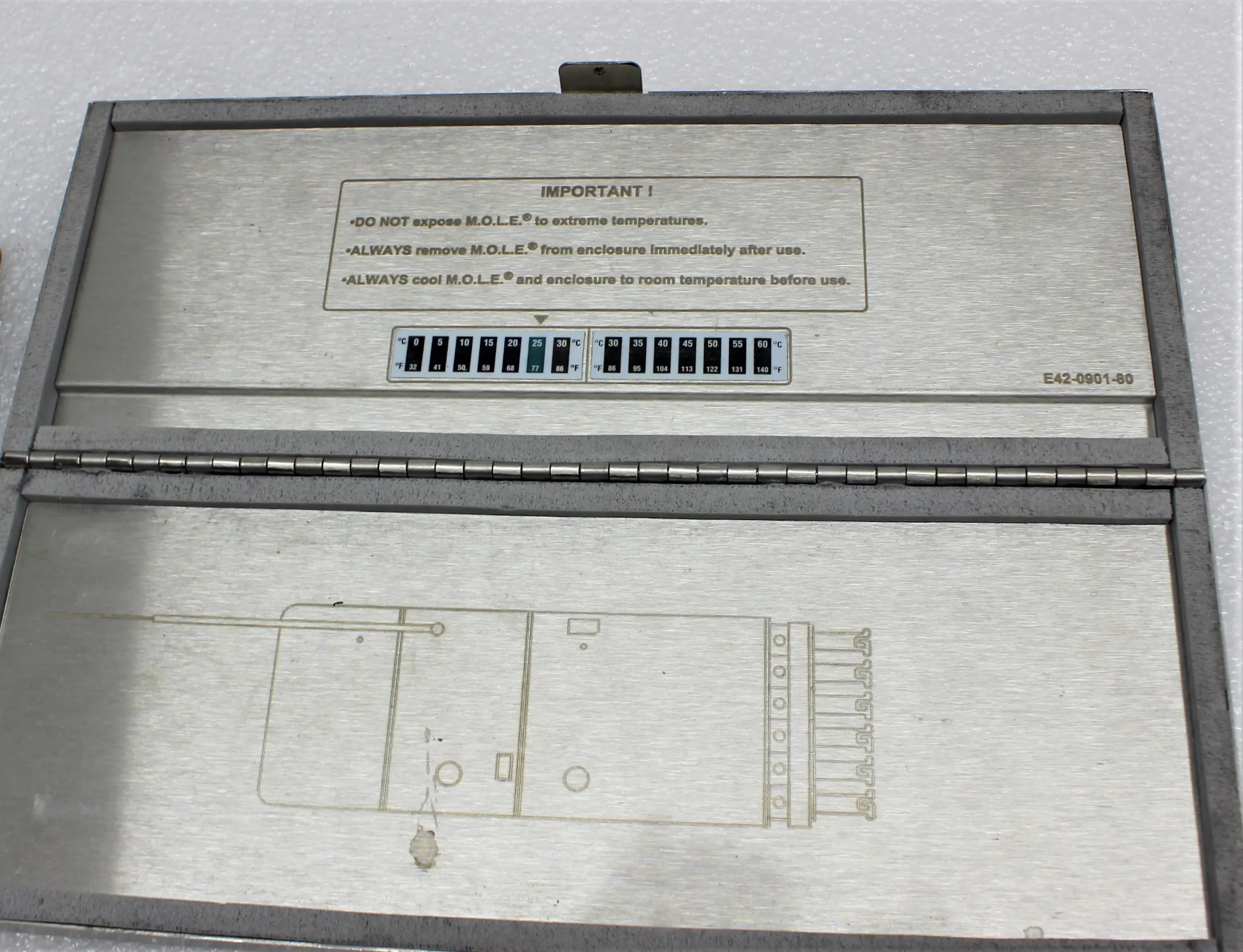 SuperM.O.L.E. Gold Profiler - Thermal Logger 6 Monitored Thermocouple Channels