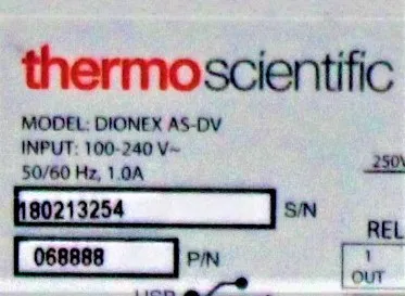 Thermo Scientific AS-DV Autosampler