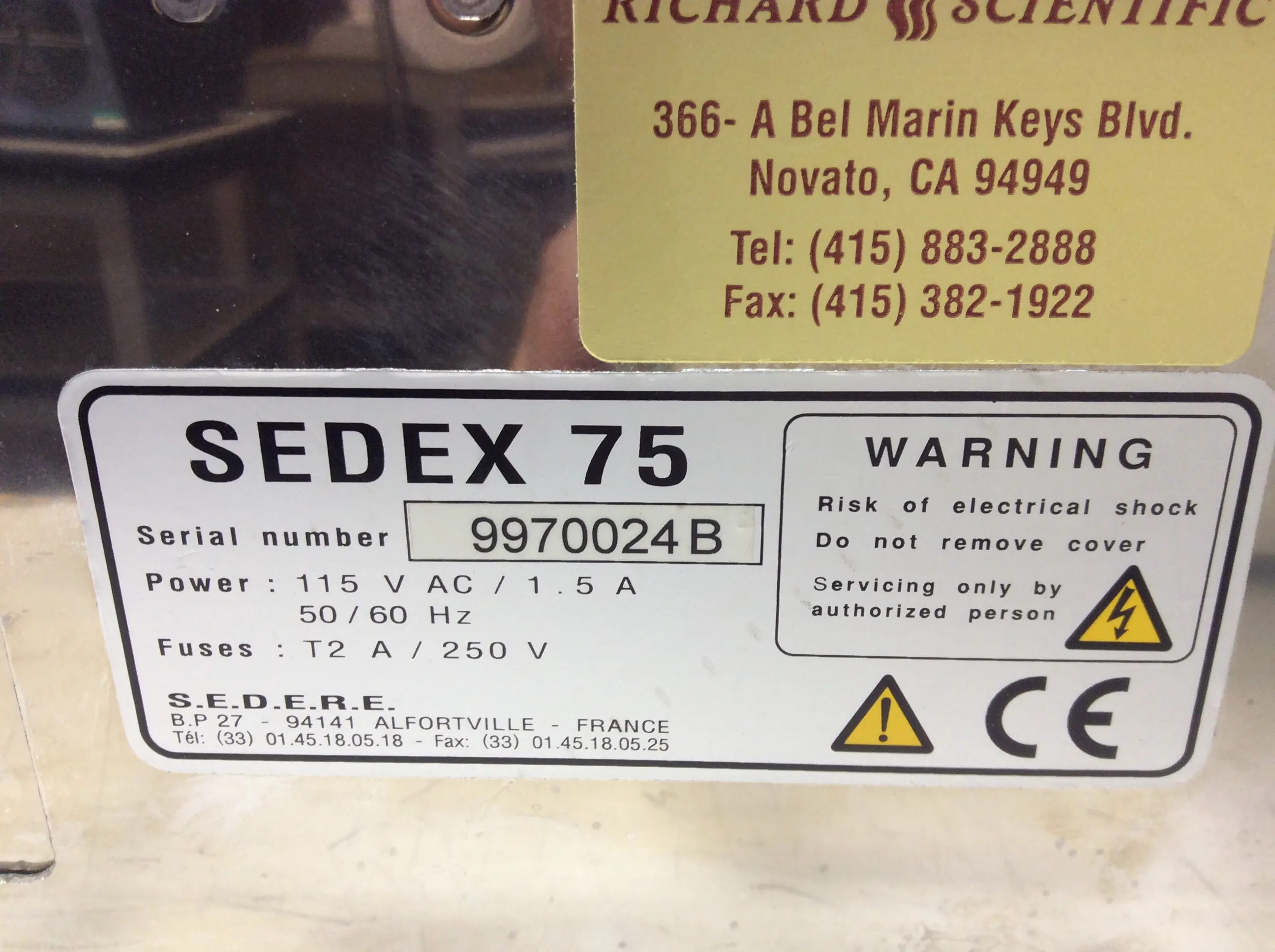 Sedere Sedex 75 Evaporative Light Scattering Detector - Used - SEDERE France - SEDEX 75