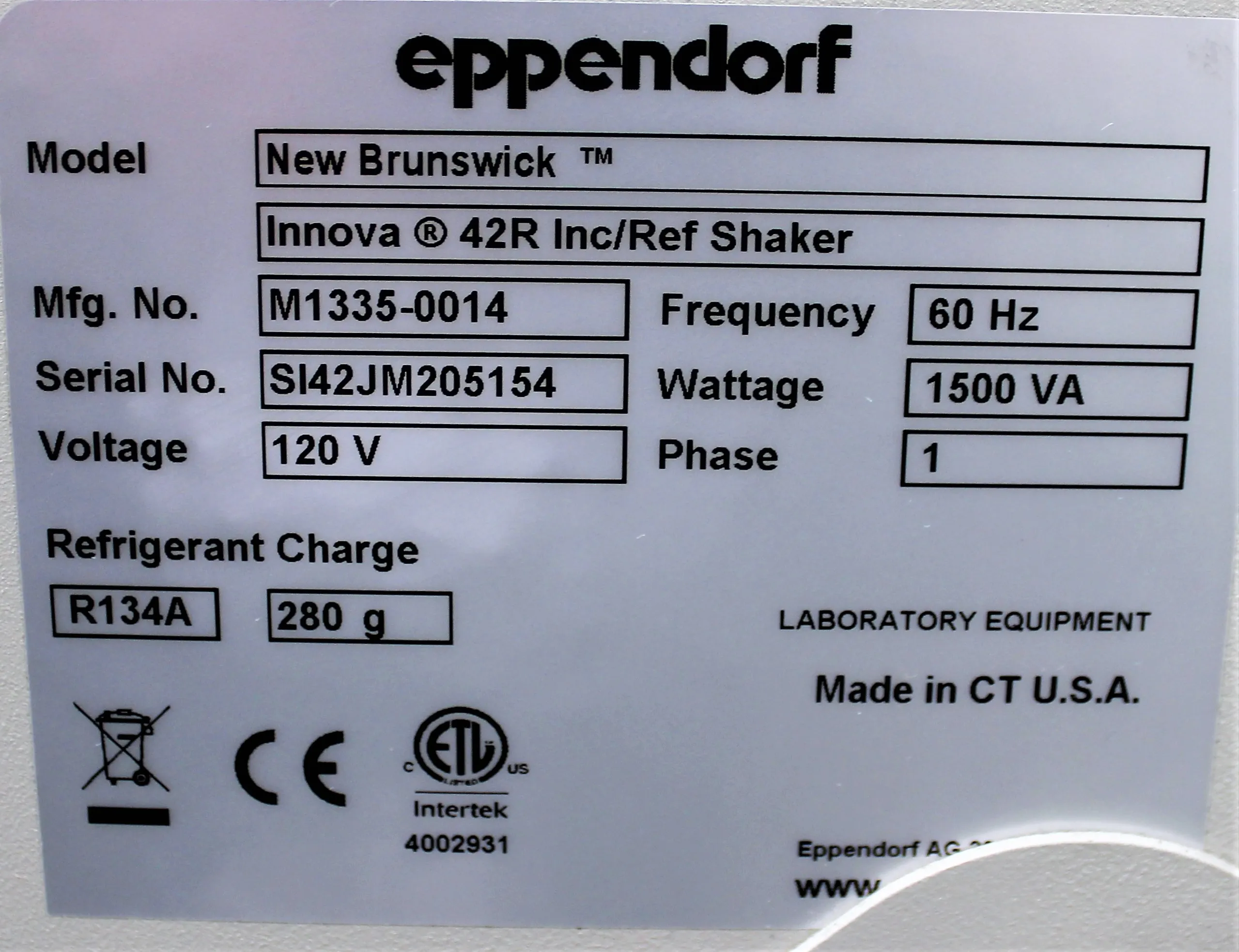 Eppendorf New Brunswick Innova 42R Double Stack Incubator Shaker