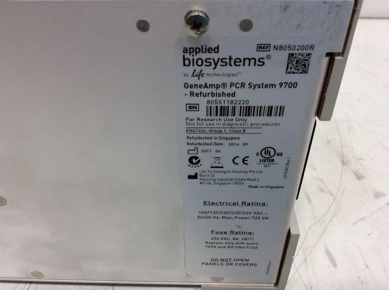 Applied Biosystems GeneAmp PCR System 9700