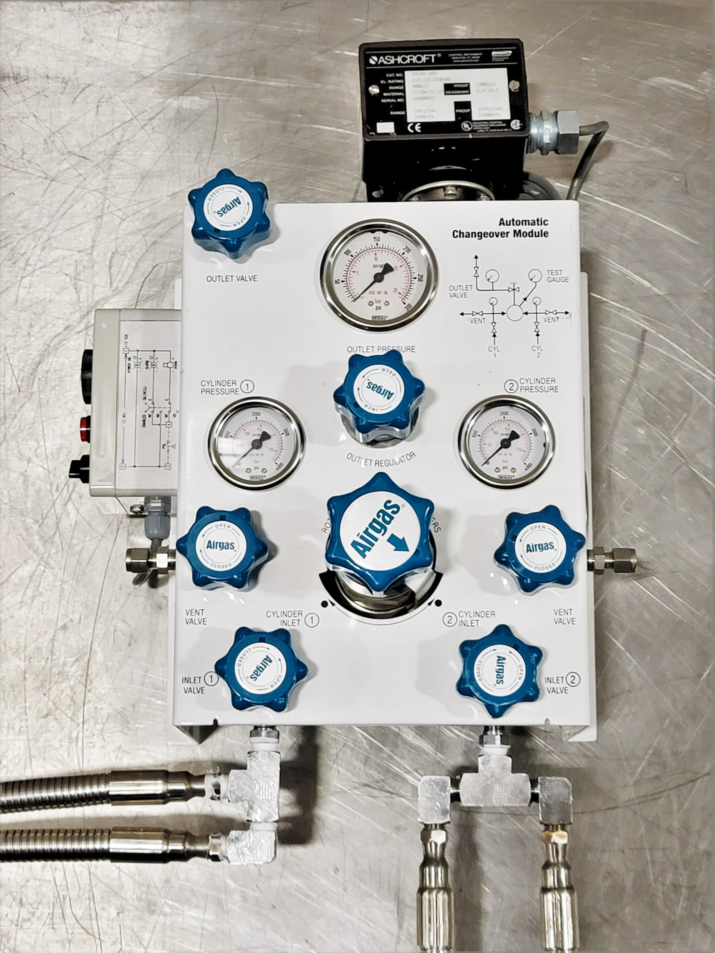 Airgas Automatic Changeover Module Y13-CP445DR