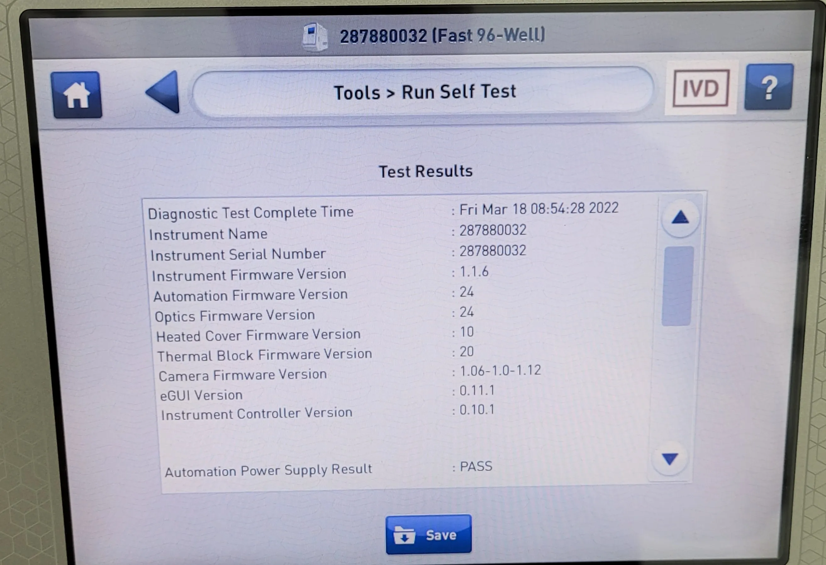 Applied Biosystems QuantStudio Dx Real-Time PCR Instrument 4470660