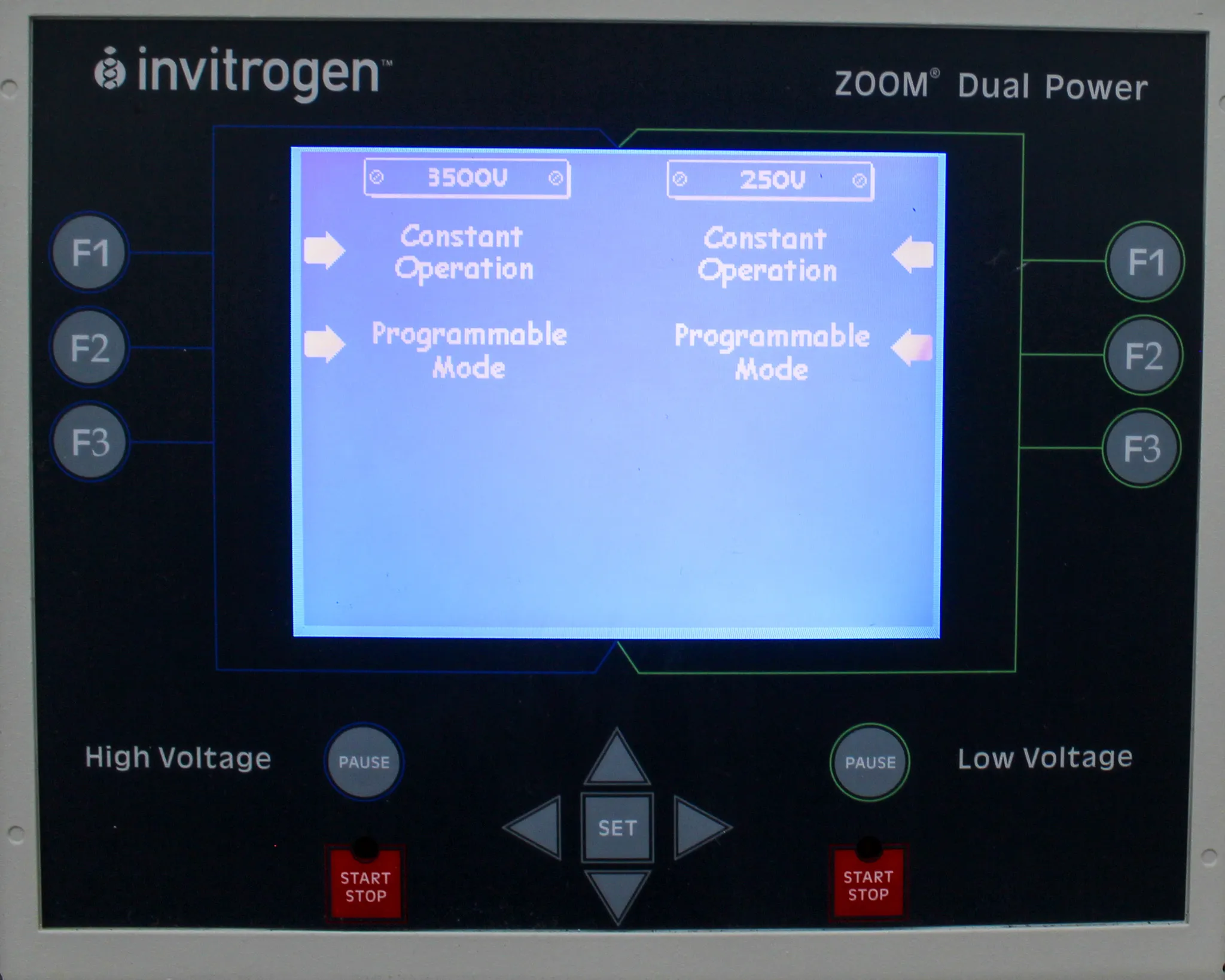 Invitrogen ZP10001 Zoom Dual Power Supply for Electrophoresis - Used Laboratory Equipment