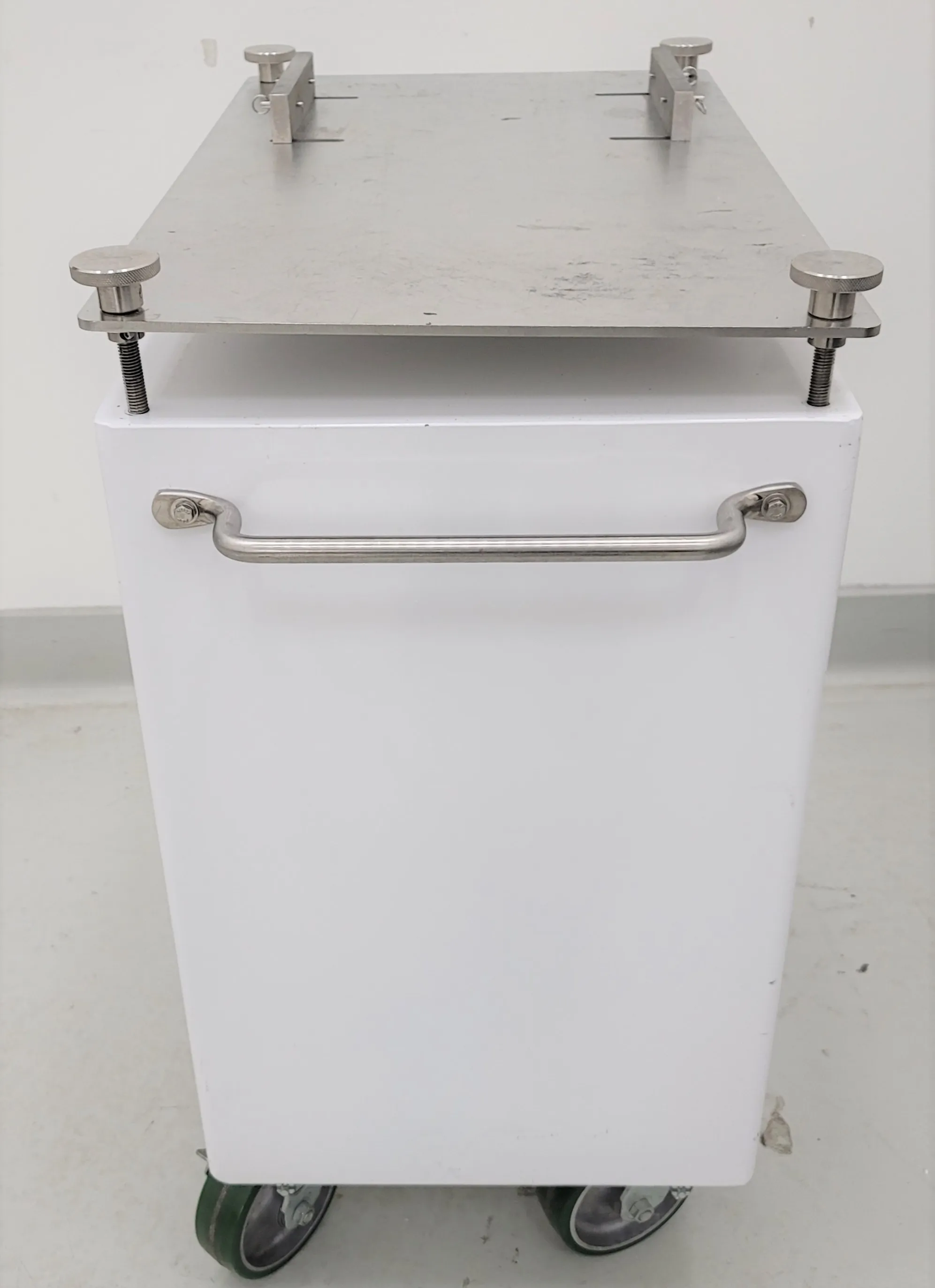 Heavy Duty Laboratory Cart with Stainless Steel Construction