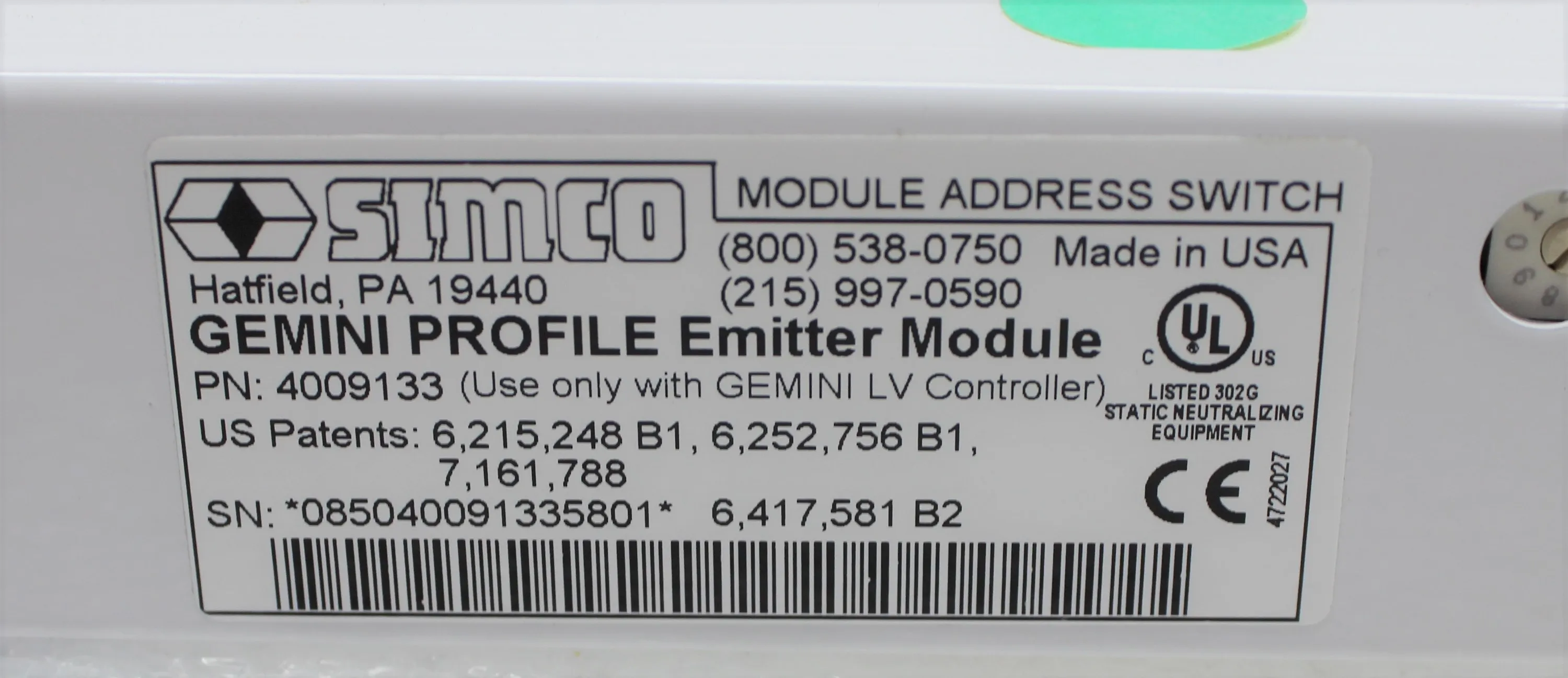 Simco Gemini Profile Emitter Module System