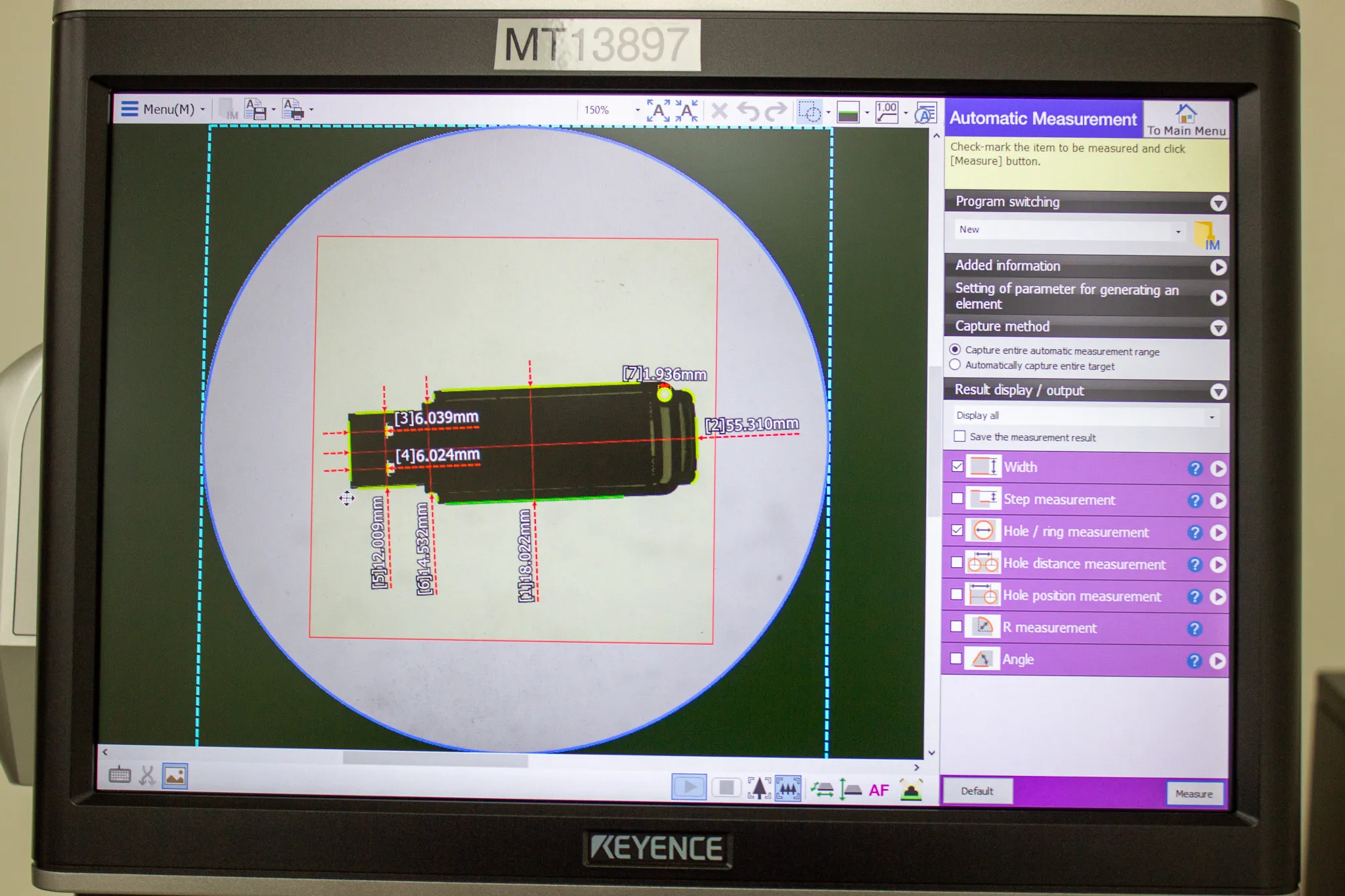 Keyence IM-8000 Series Image Dimension Measurement System IM-8030T