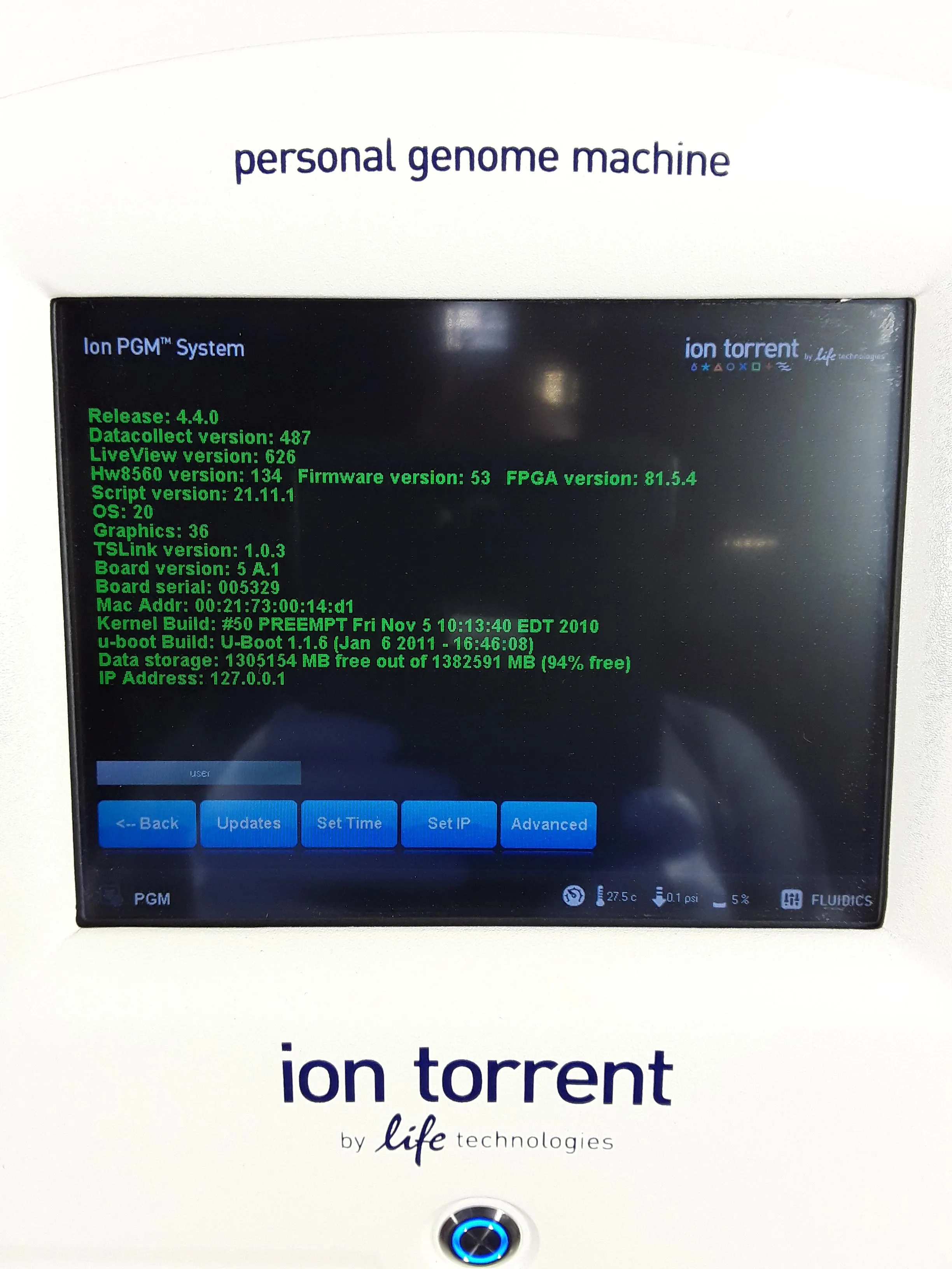 Life Technologies 7467 - Ion Personal Genome Machine (PGM) DNA Sequencer