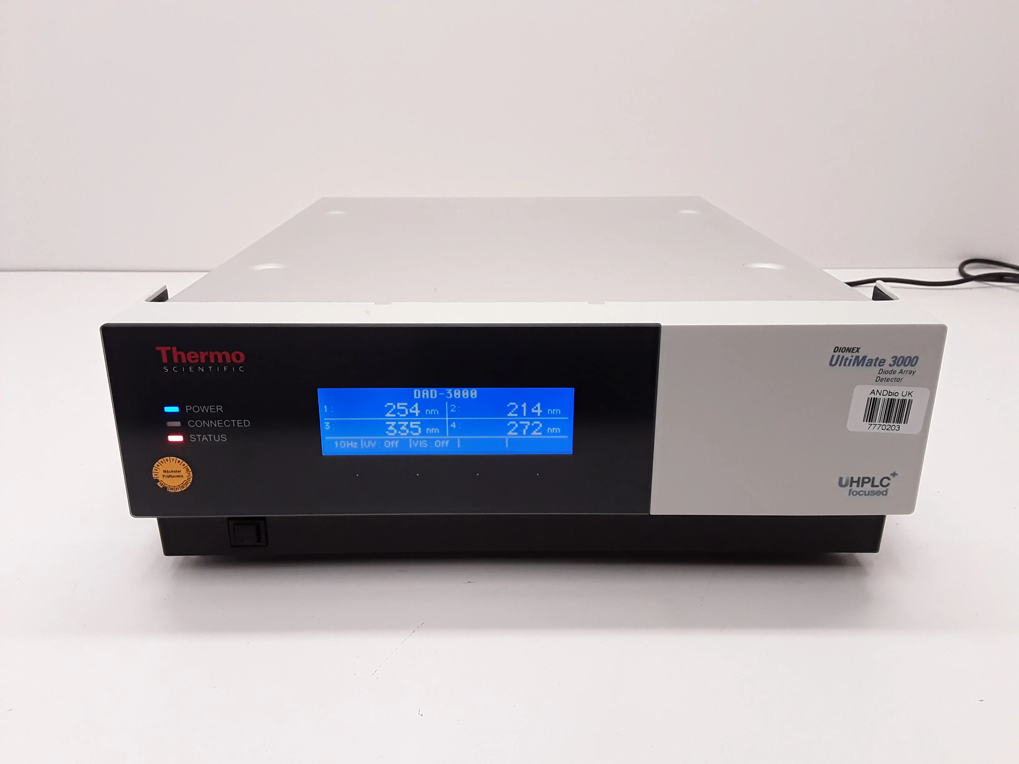 Thermo Scientific Dionex UltiMate DAD-3000 Diode Array Detector P/N 5082.0010