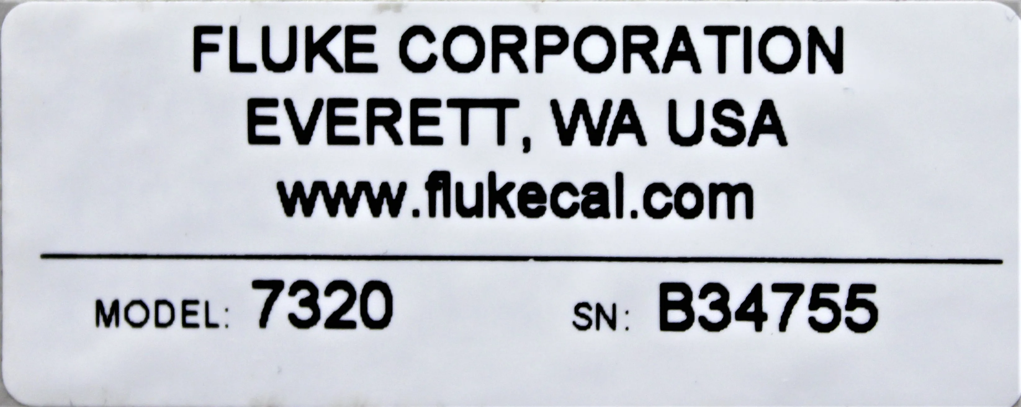 FLUKE Calibration 7320 HIGH PRECISION BATH -20'C to 150'C