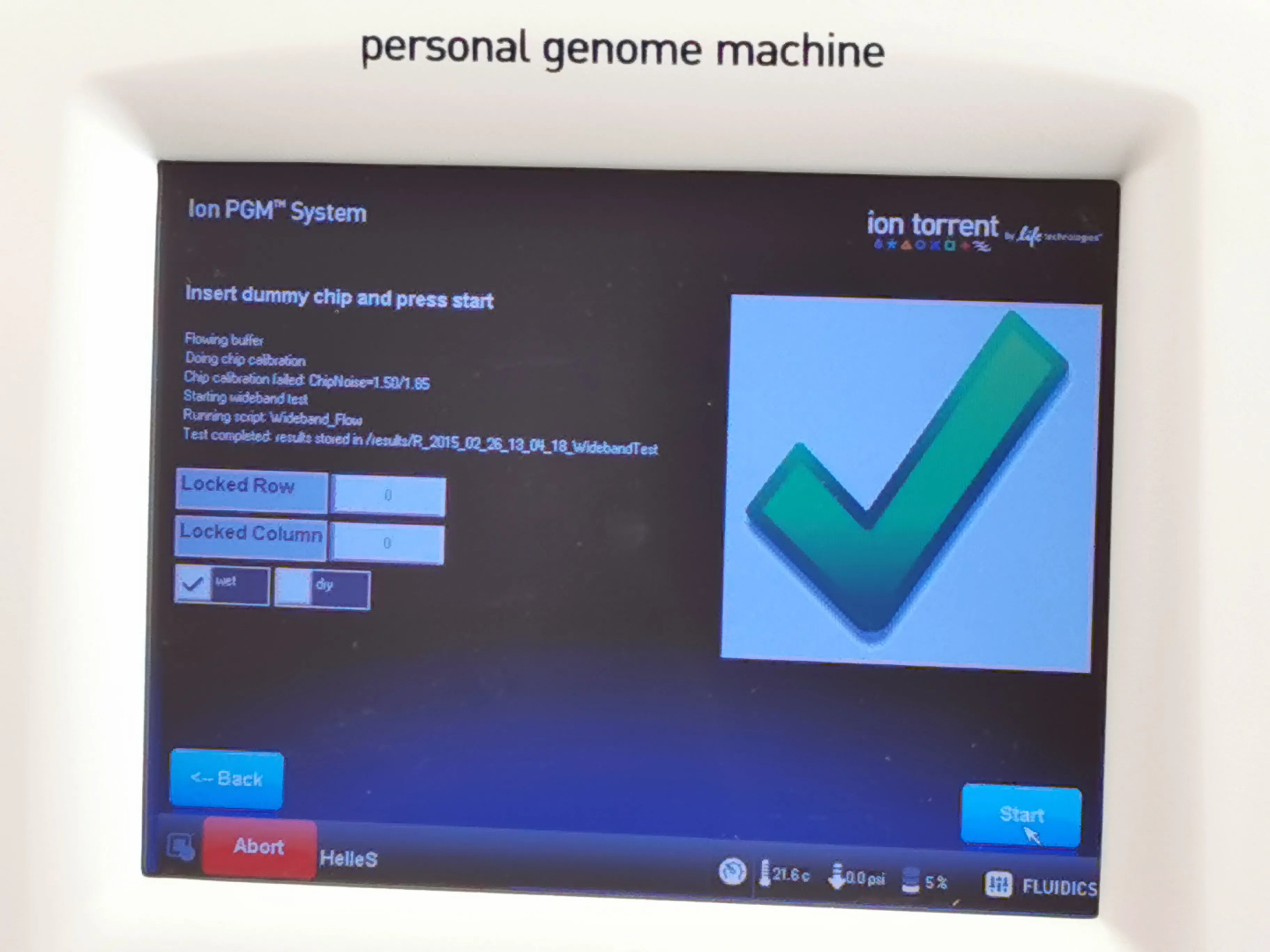 Ion Torrent 7467 Personal Genome PGM System