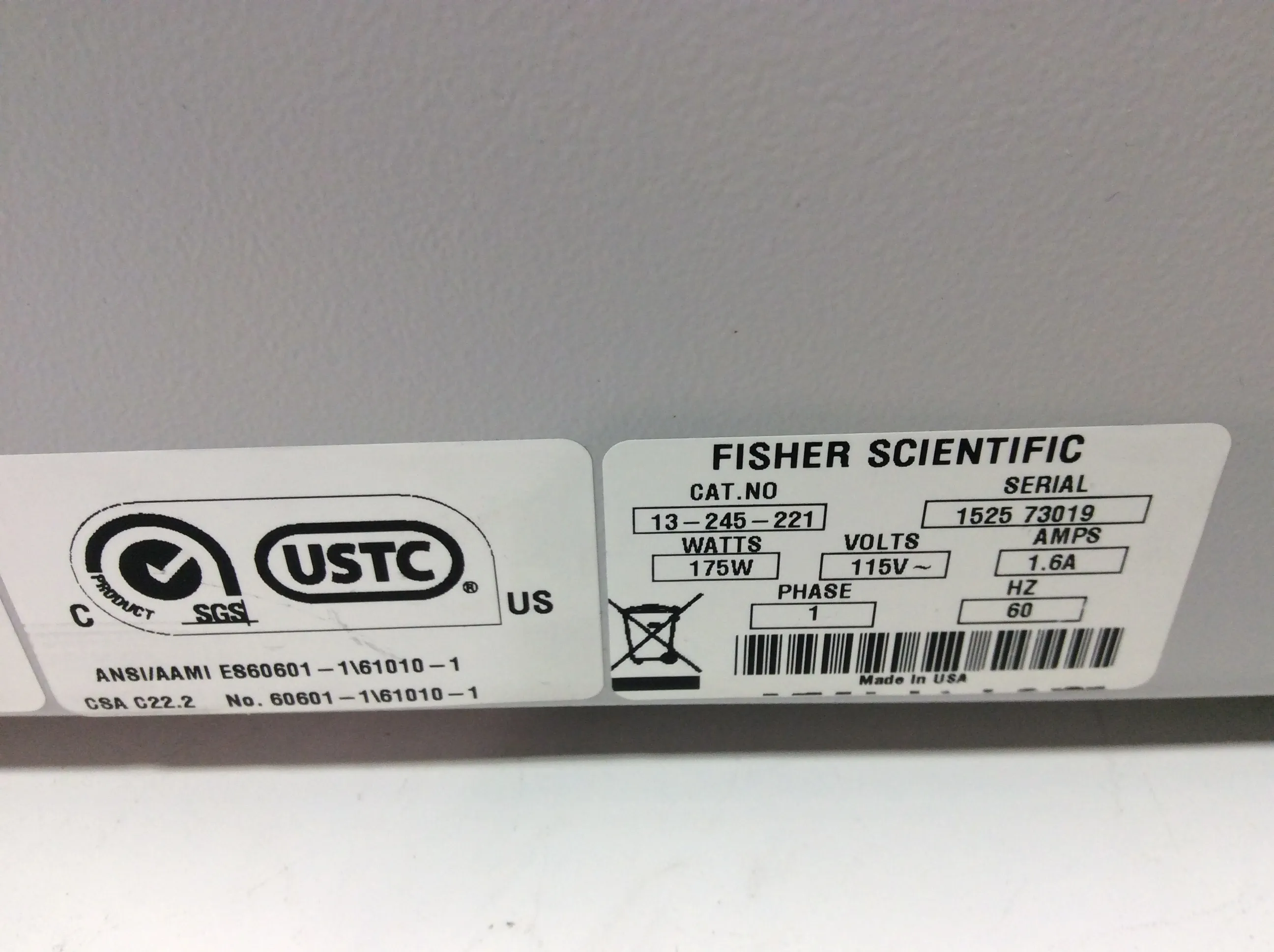 Fisher Scientific UV Crosslinker with Adjustable Height 13-245-221