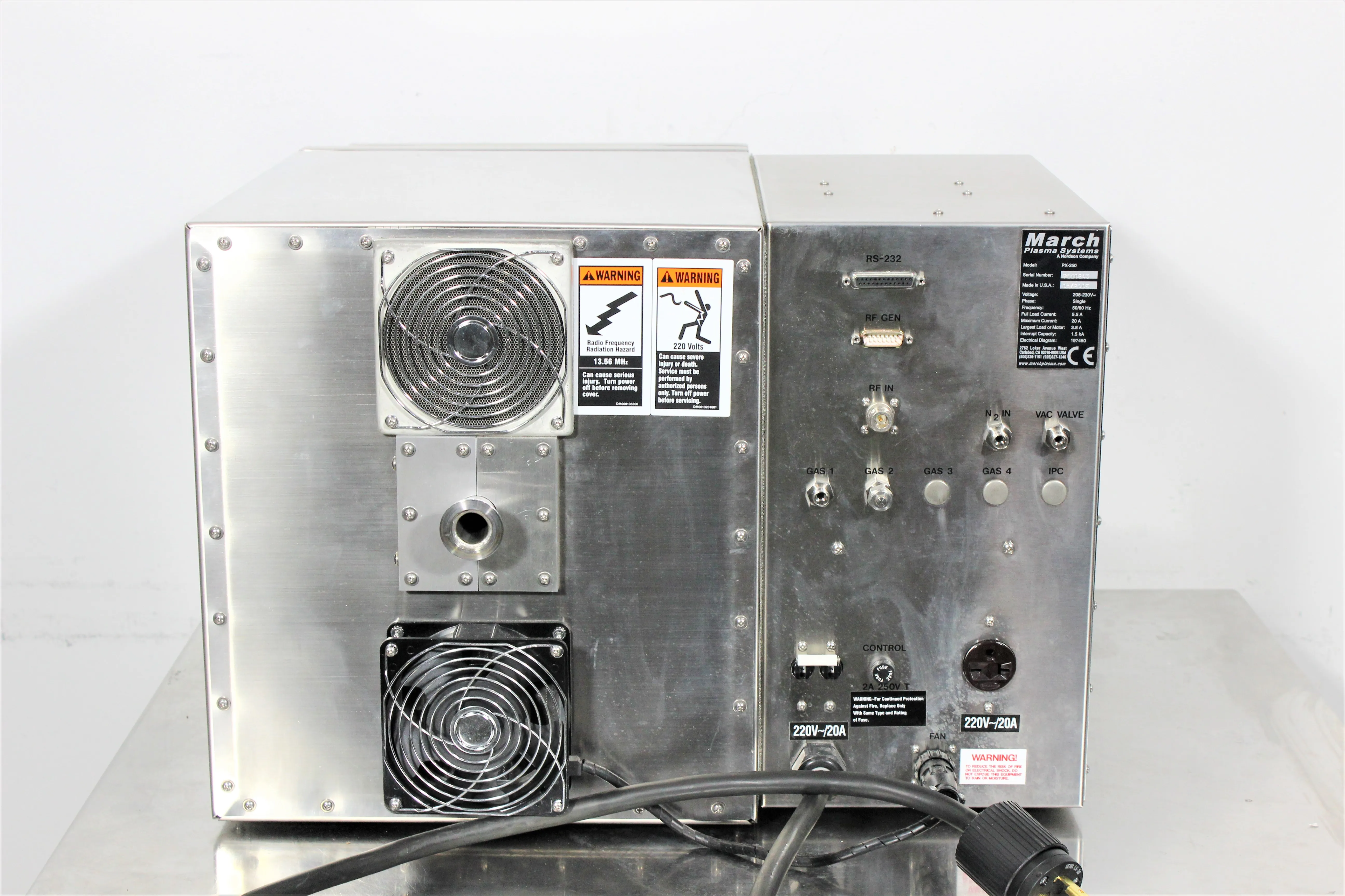 March Instruments Inc. PX-250 Gas Plasma Treatment System