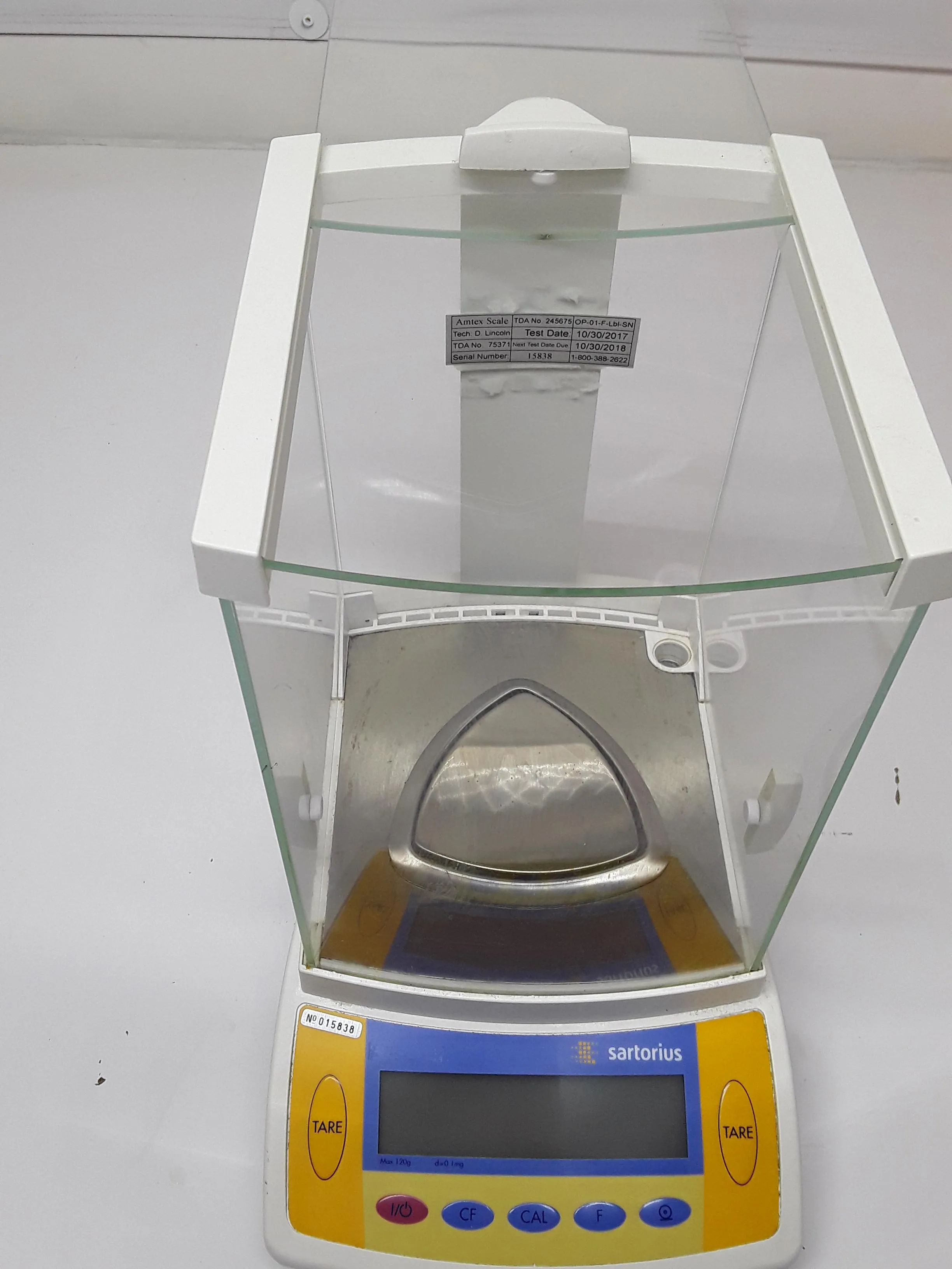 Sartorius CP124S Analytical Balance Scale - Used Lab Equipment - 120g Capacity - 0.1mg Readability