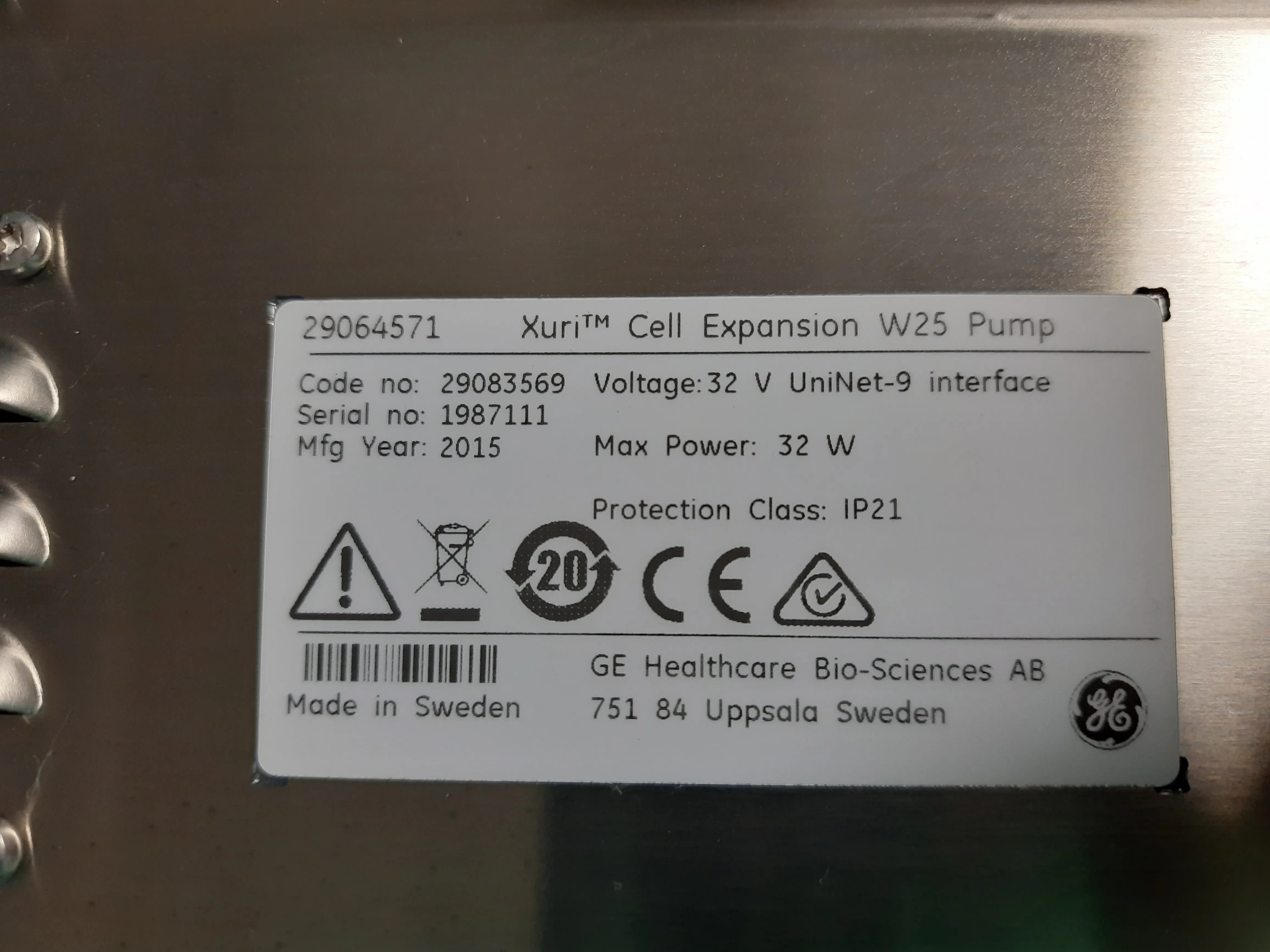 GE Healthcare 29-0645-68 Xuri Cell Harvester